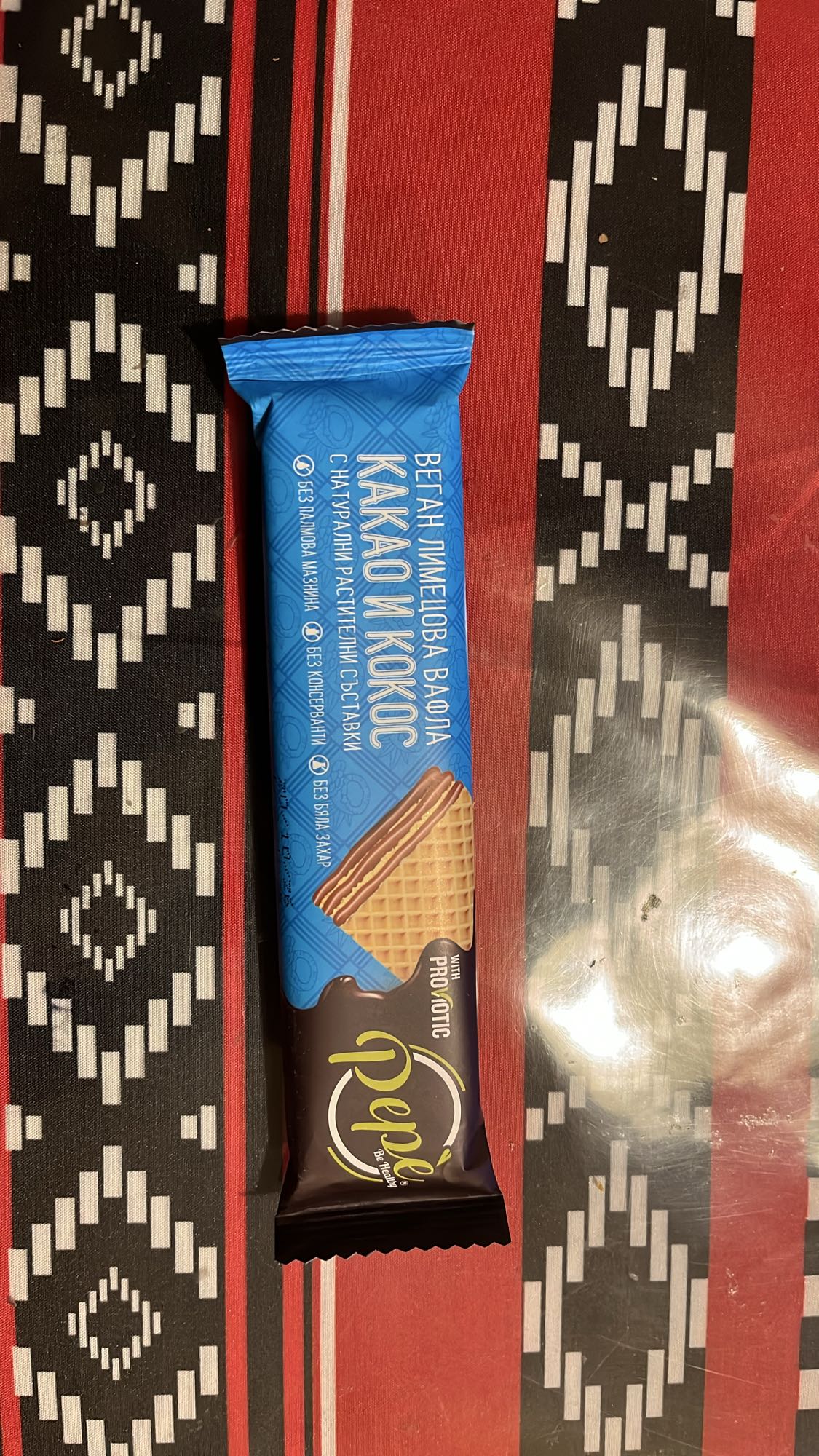 Веган вафла какао и кокос