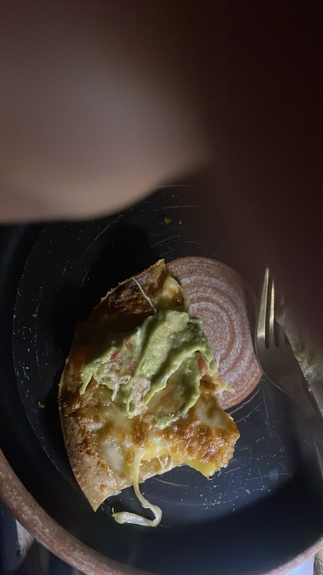 Cheese Pizza Slice w/ Guac