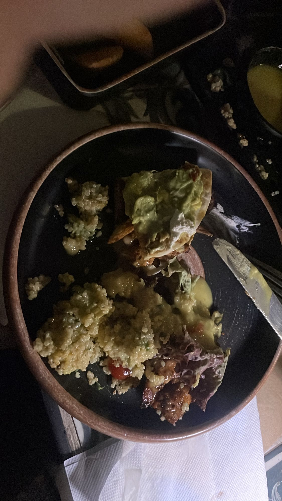 Chicken wrap with quinoa