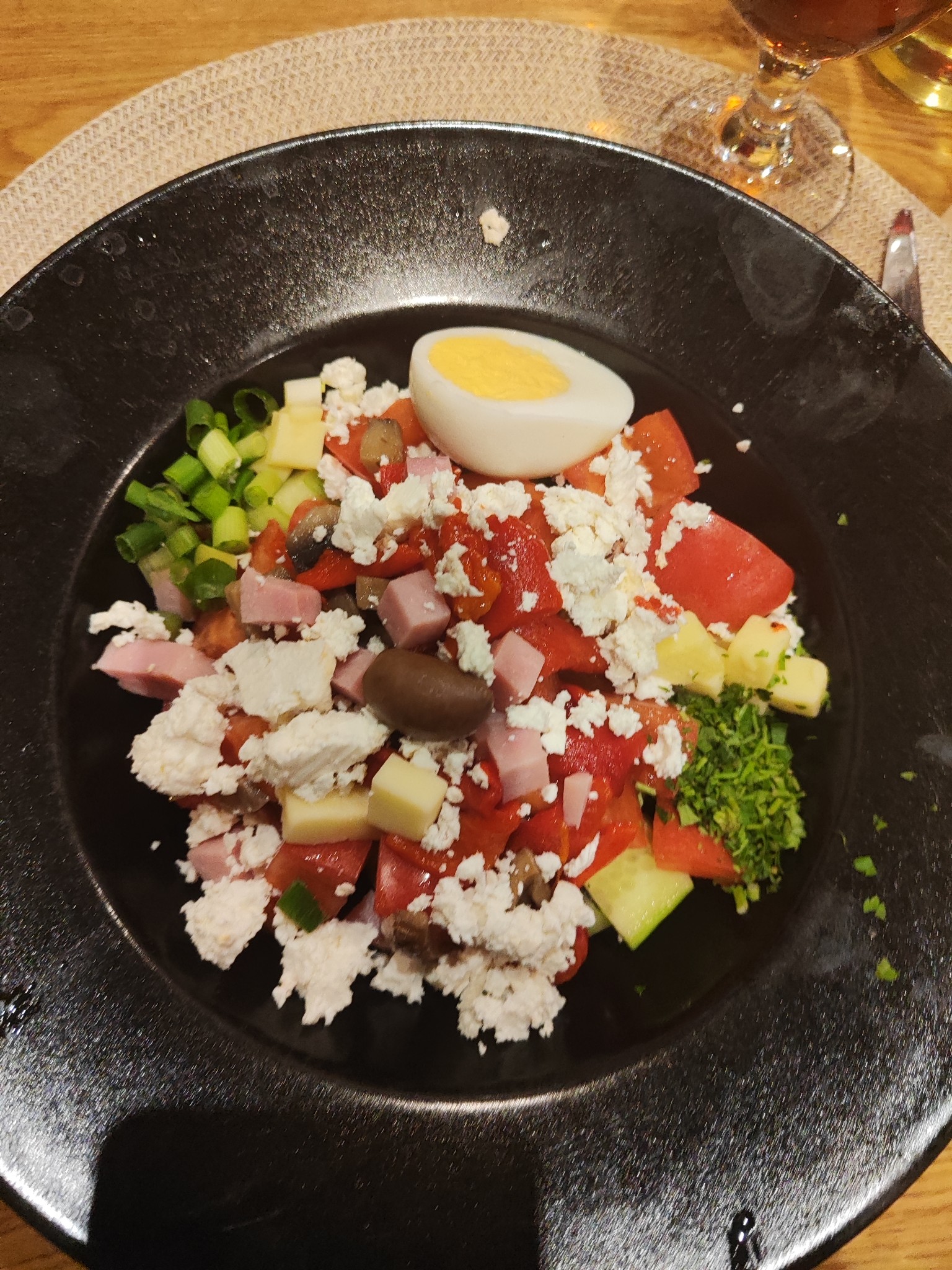 Mixed Salad with Egg