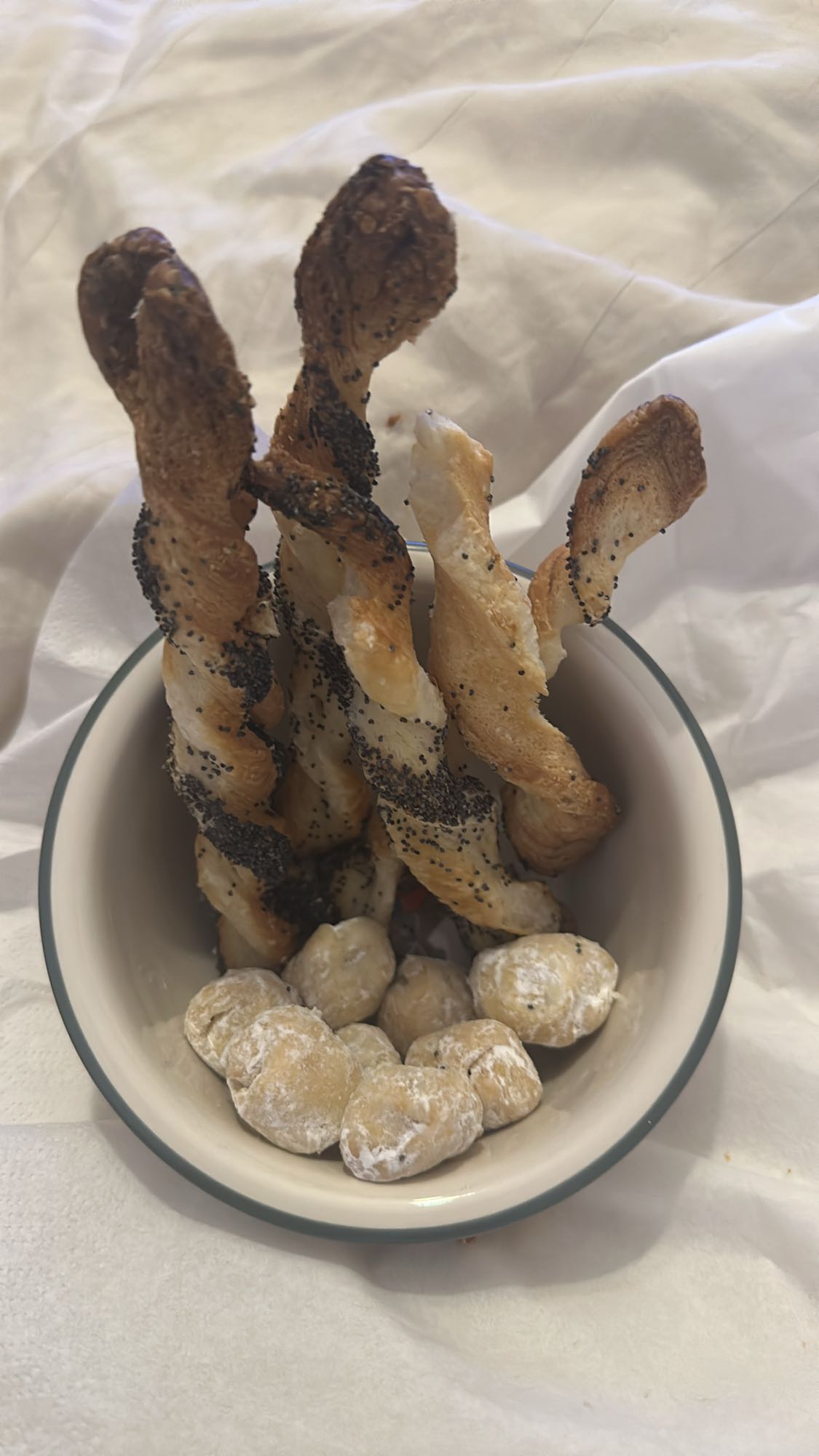 Poppy Breadsticks & Cookies