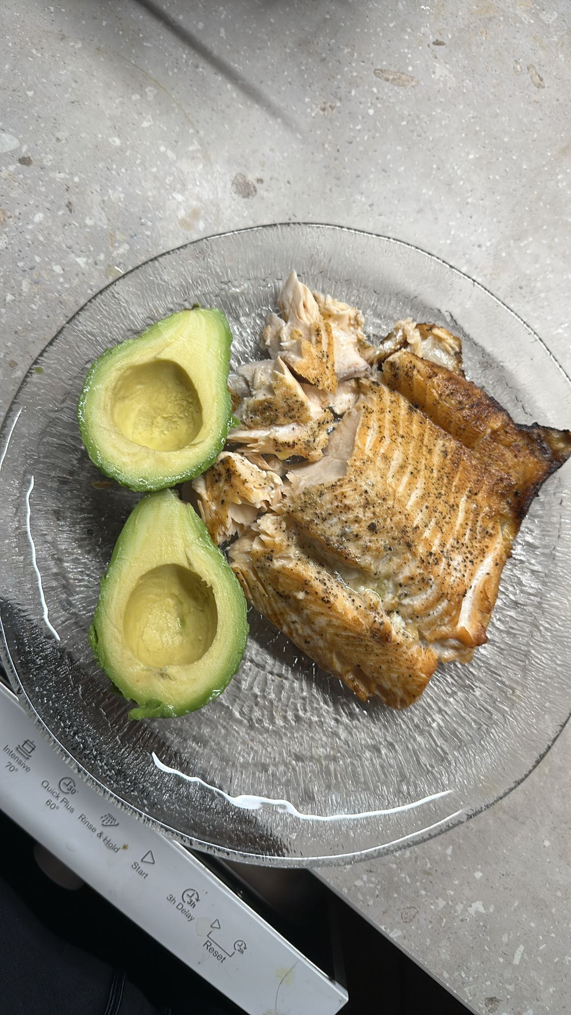 Lax med avokado