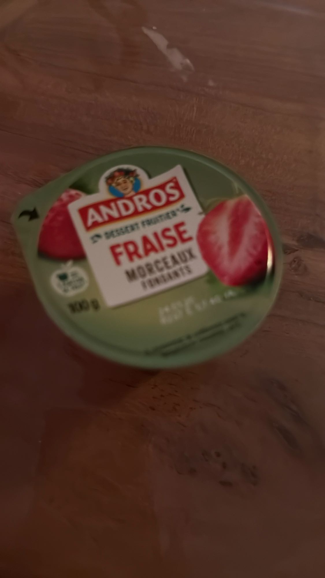 Dessert fraise Andros