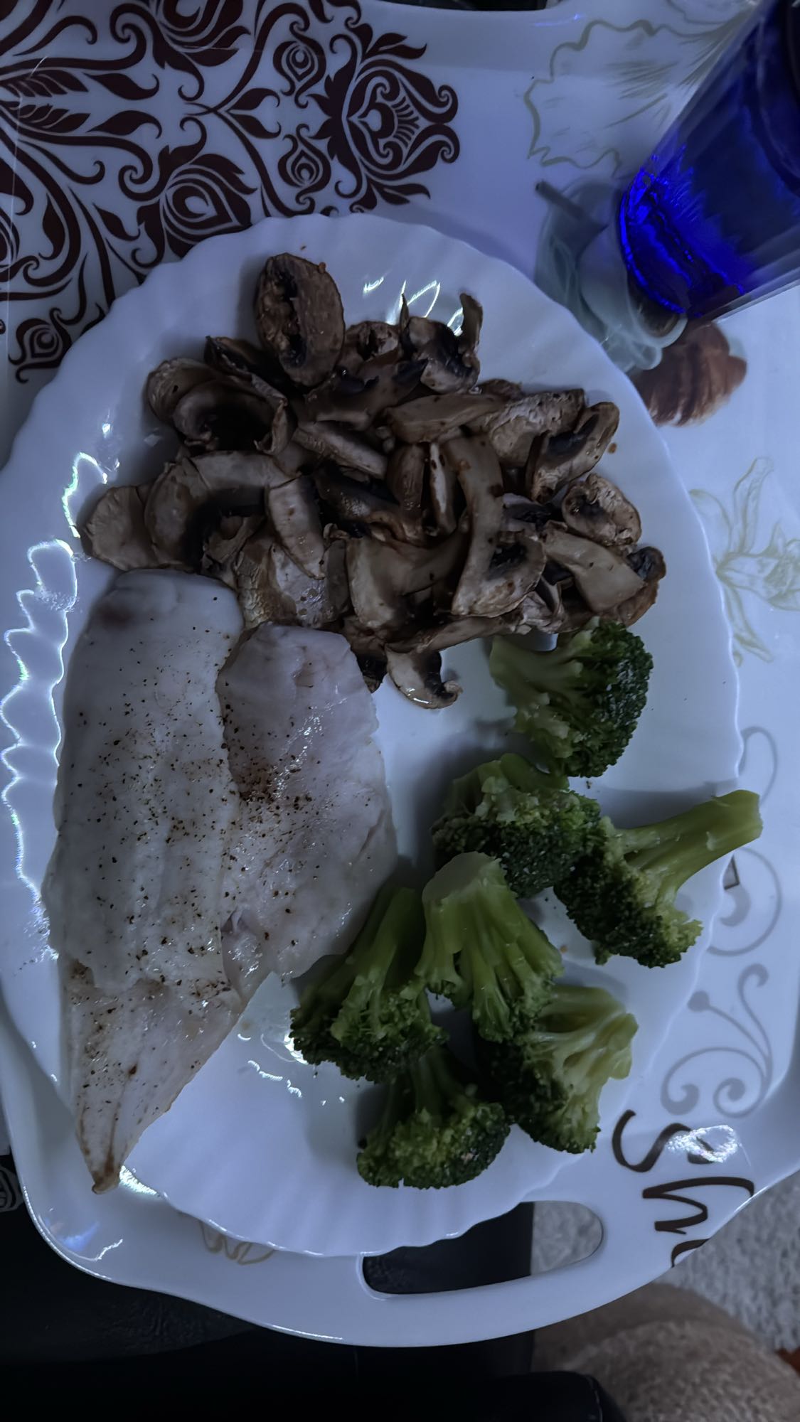 Pescado con verduras