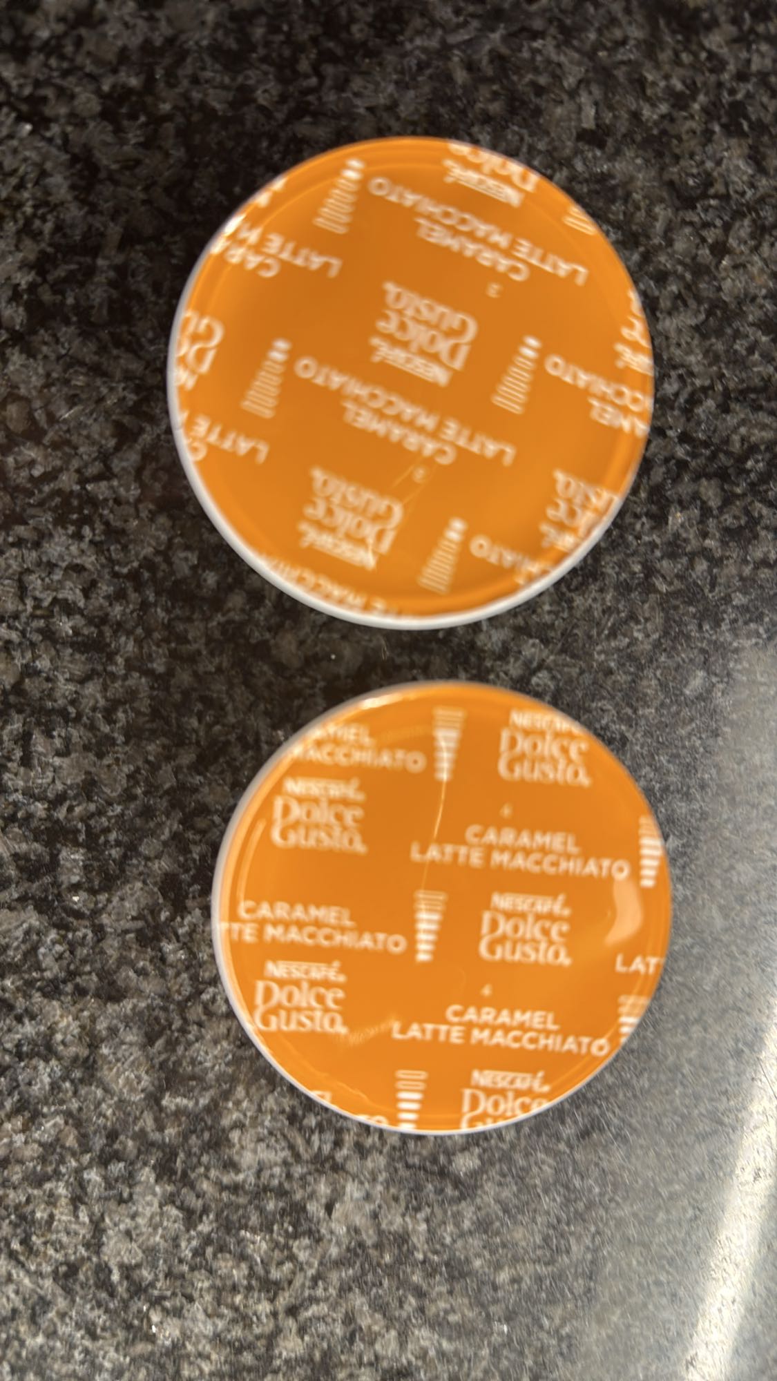 Caramel latte macchiato