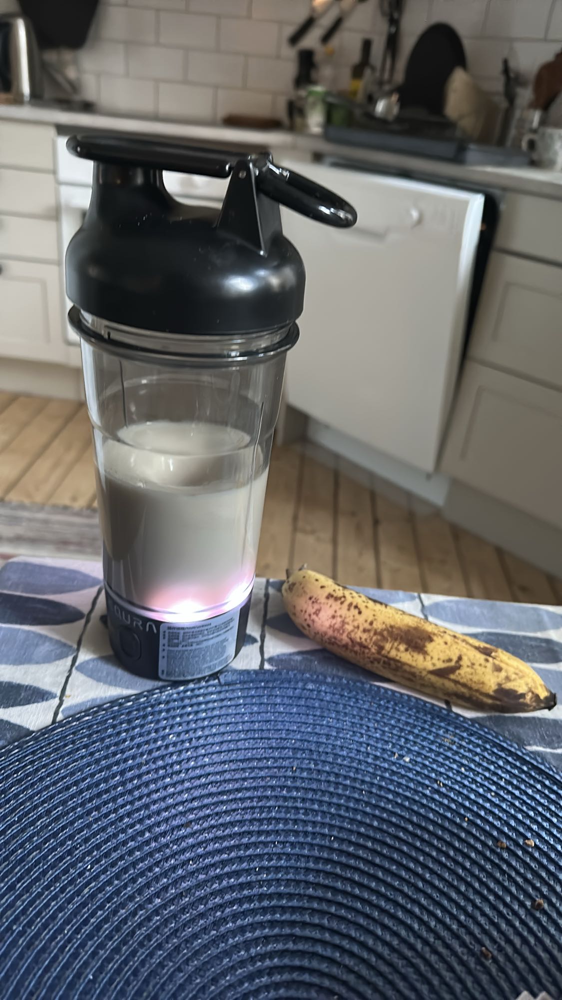 Banan och mjölkshake
