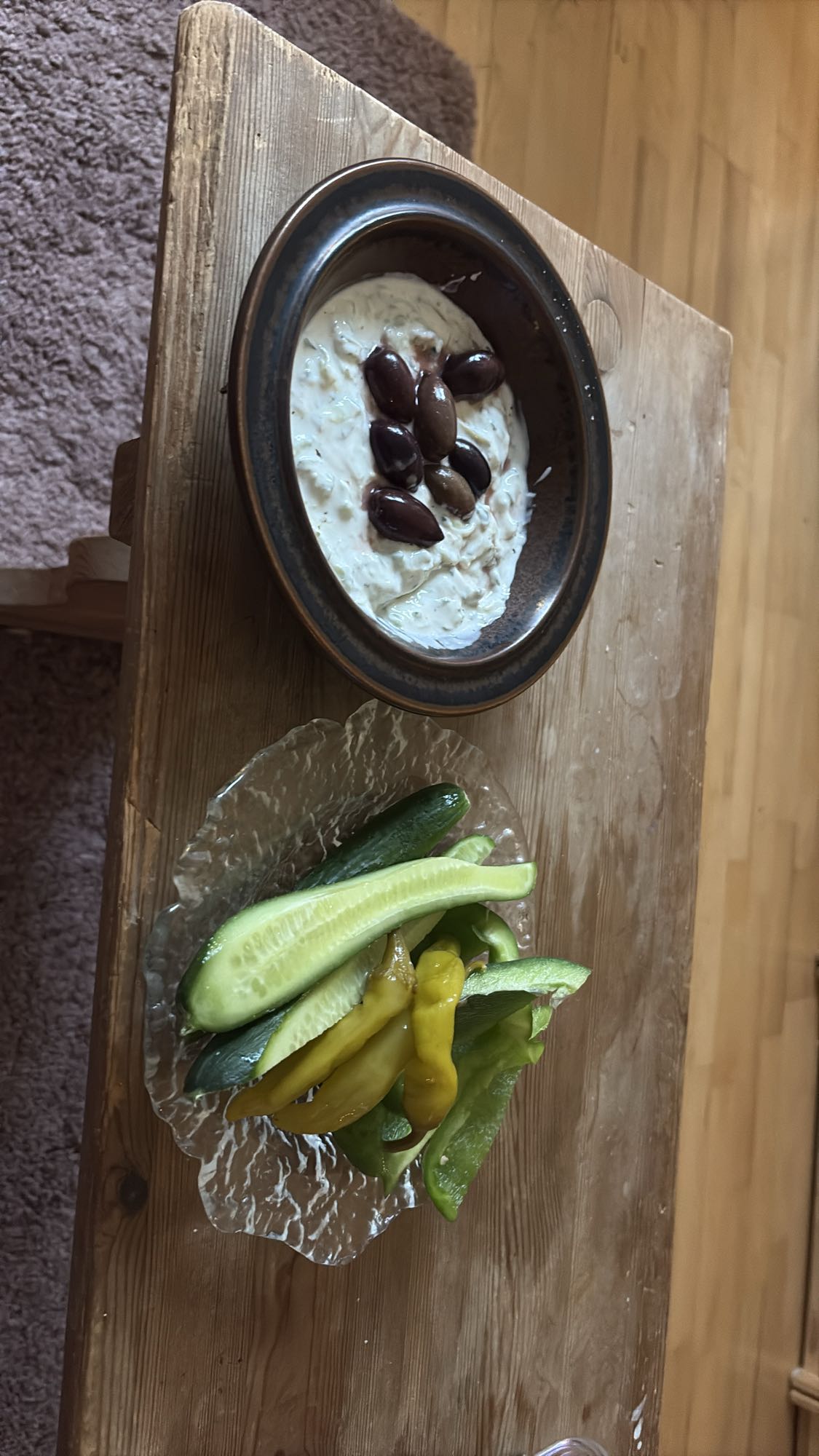 Tzatziki med grönsaker