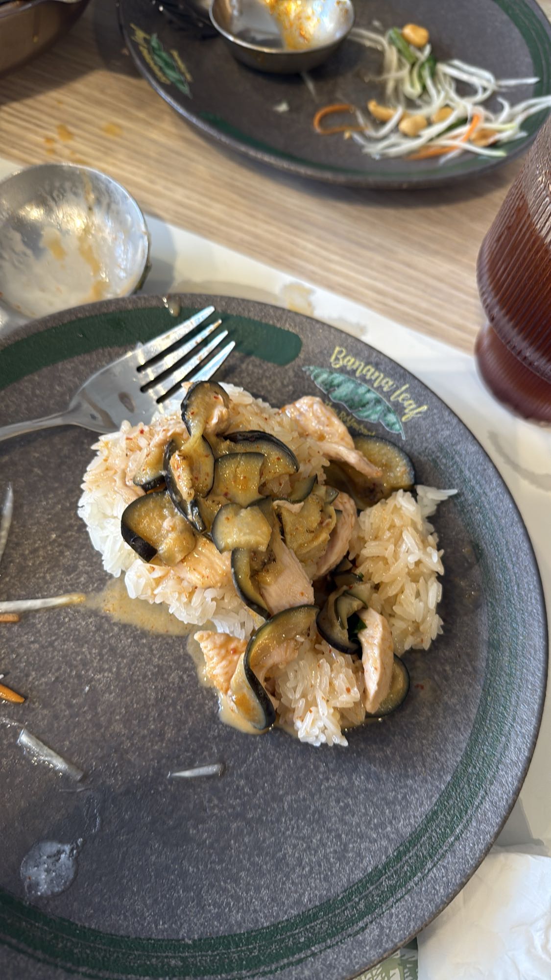 Chicken Eggplant Rice