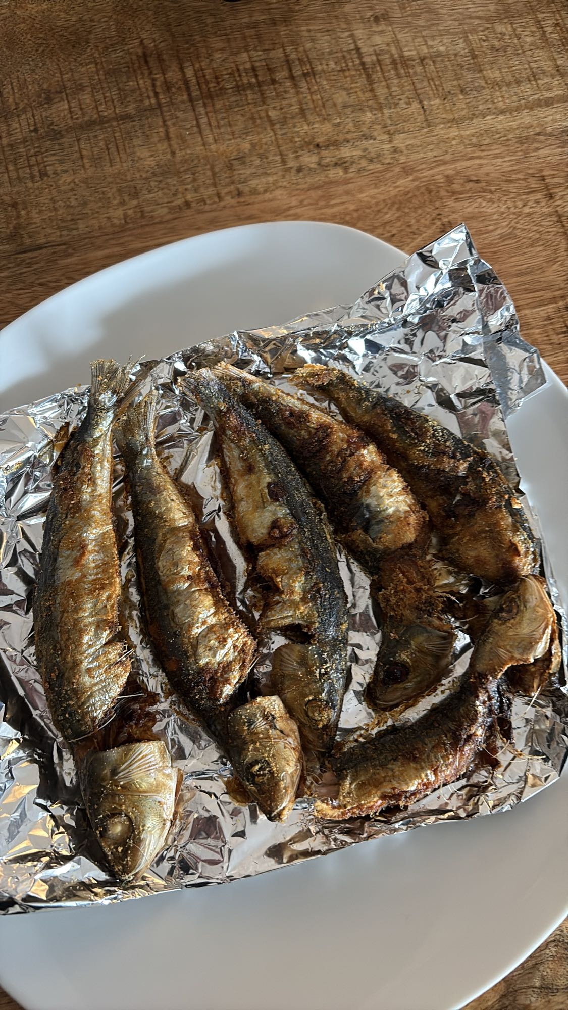 Gebakken sardines