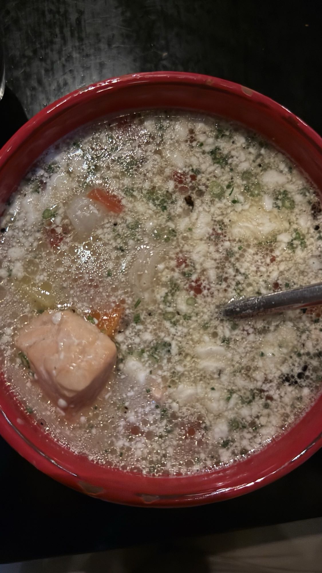 рыбный суп с овощами