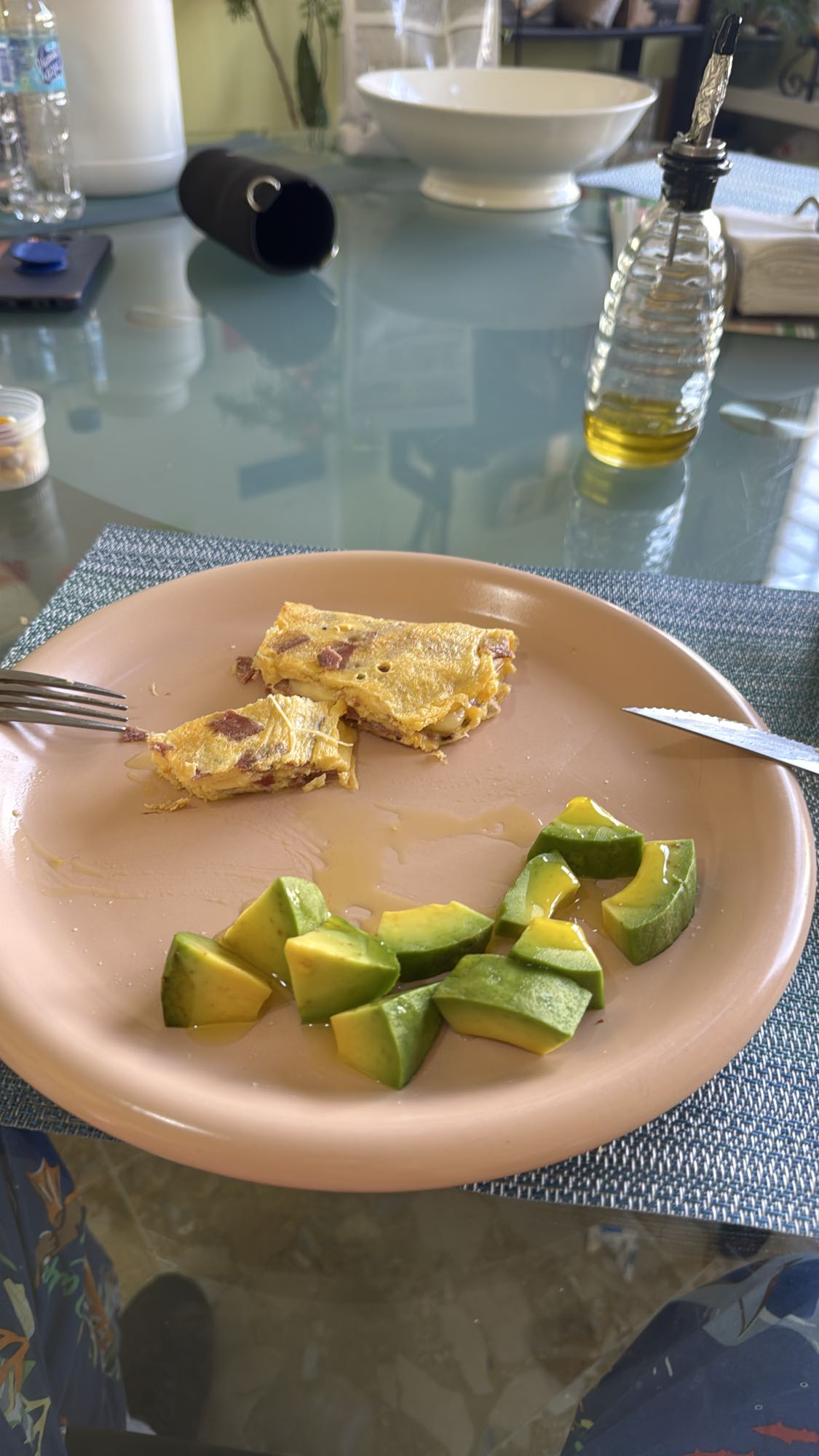 tortilla con aguacate