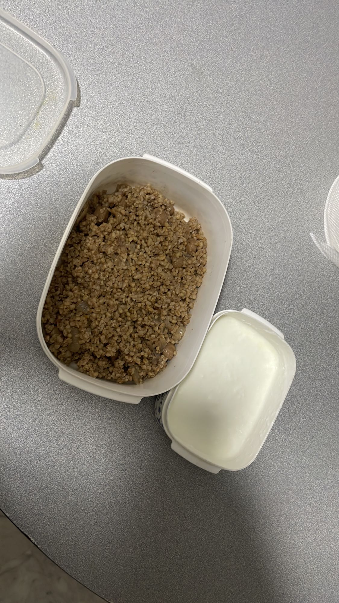 Buckwheat with yogurt