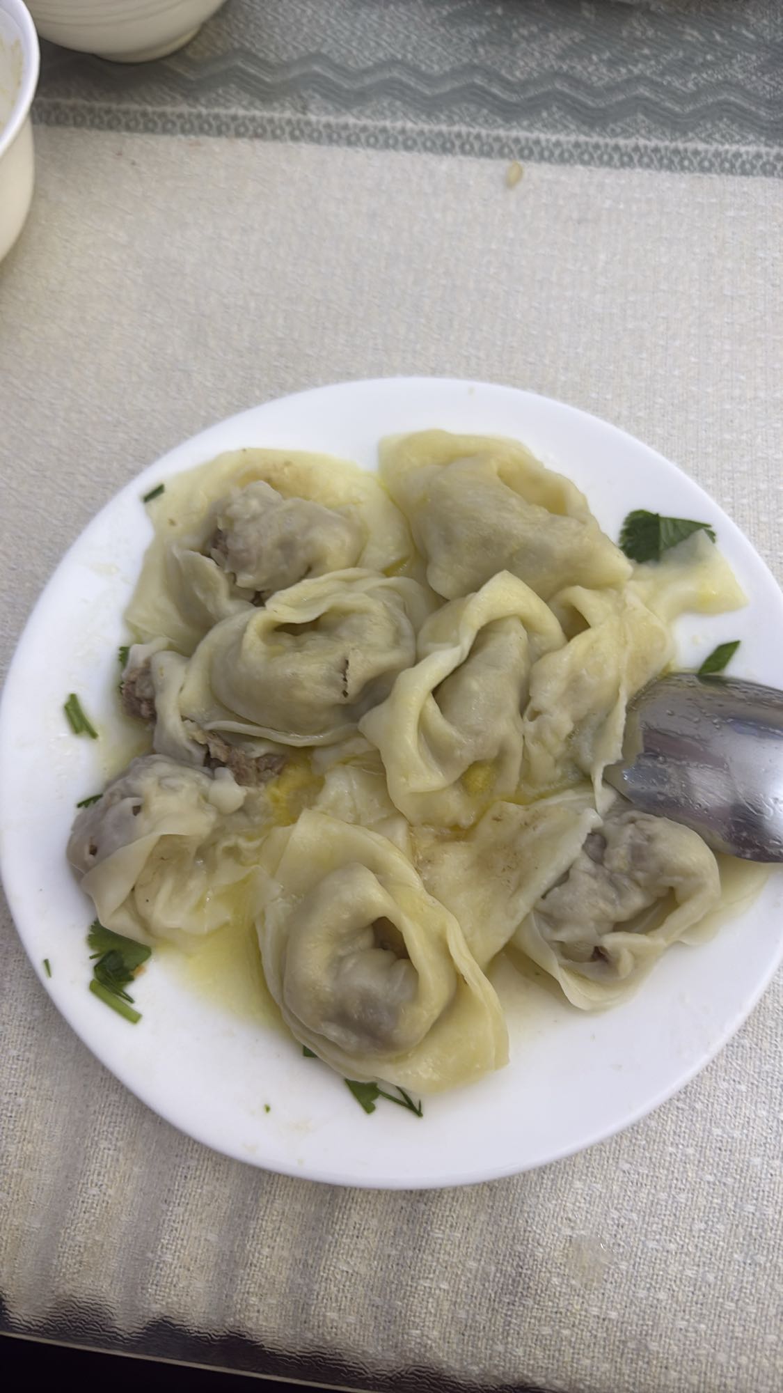 Манты с мясом