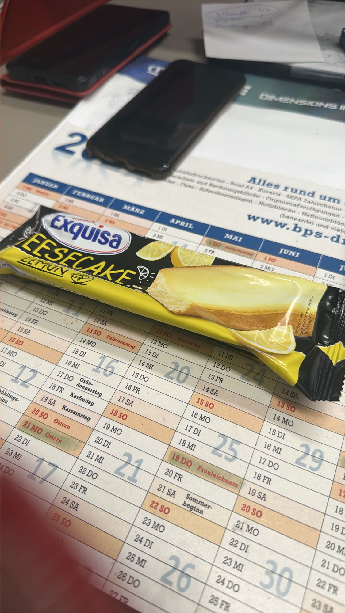 Exquisa Cheesecake Lemon Riegel