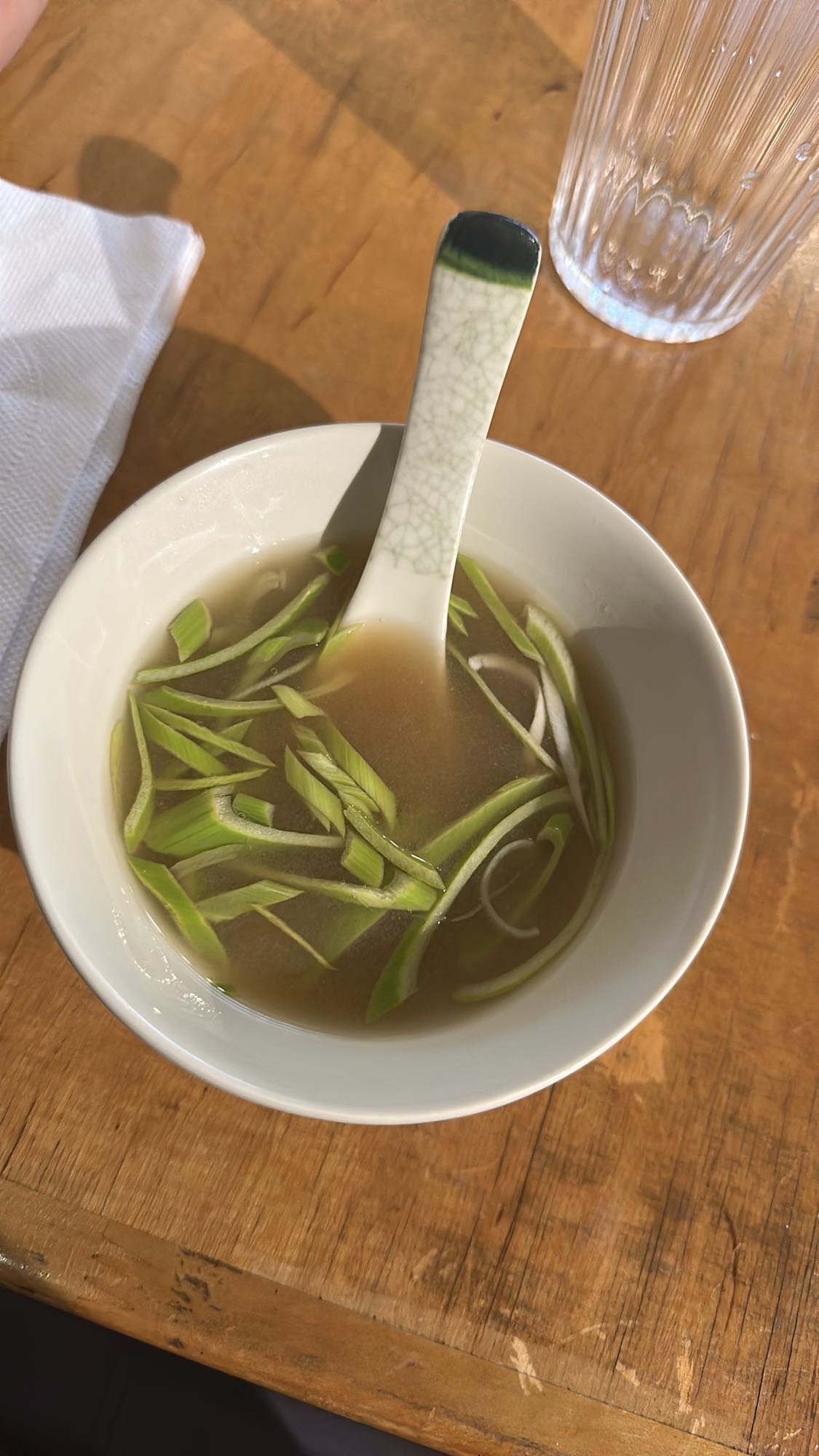 Misosoppa med purjolök