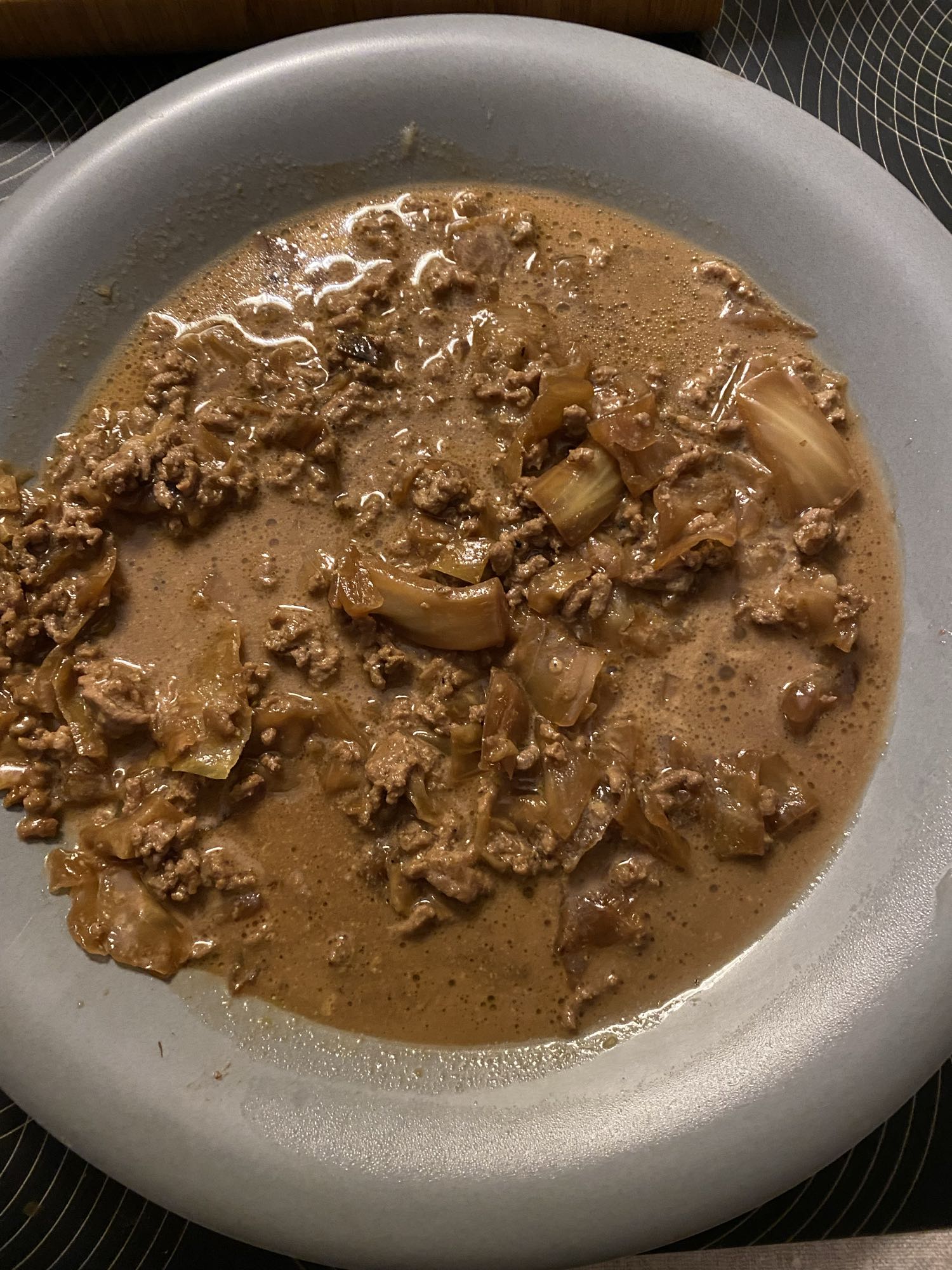 Köttfärsgryta med kål