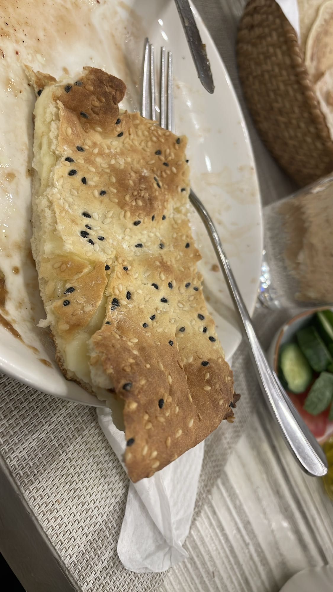 Cheese stuffed bread