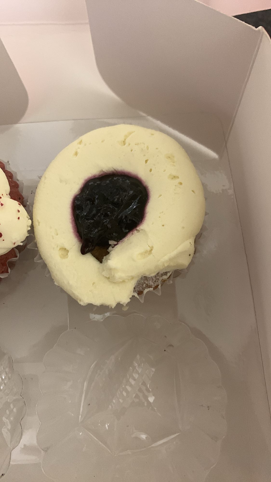 Blueberry Cheesecake Cupcake