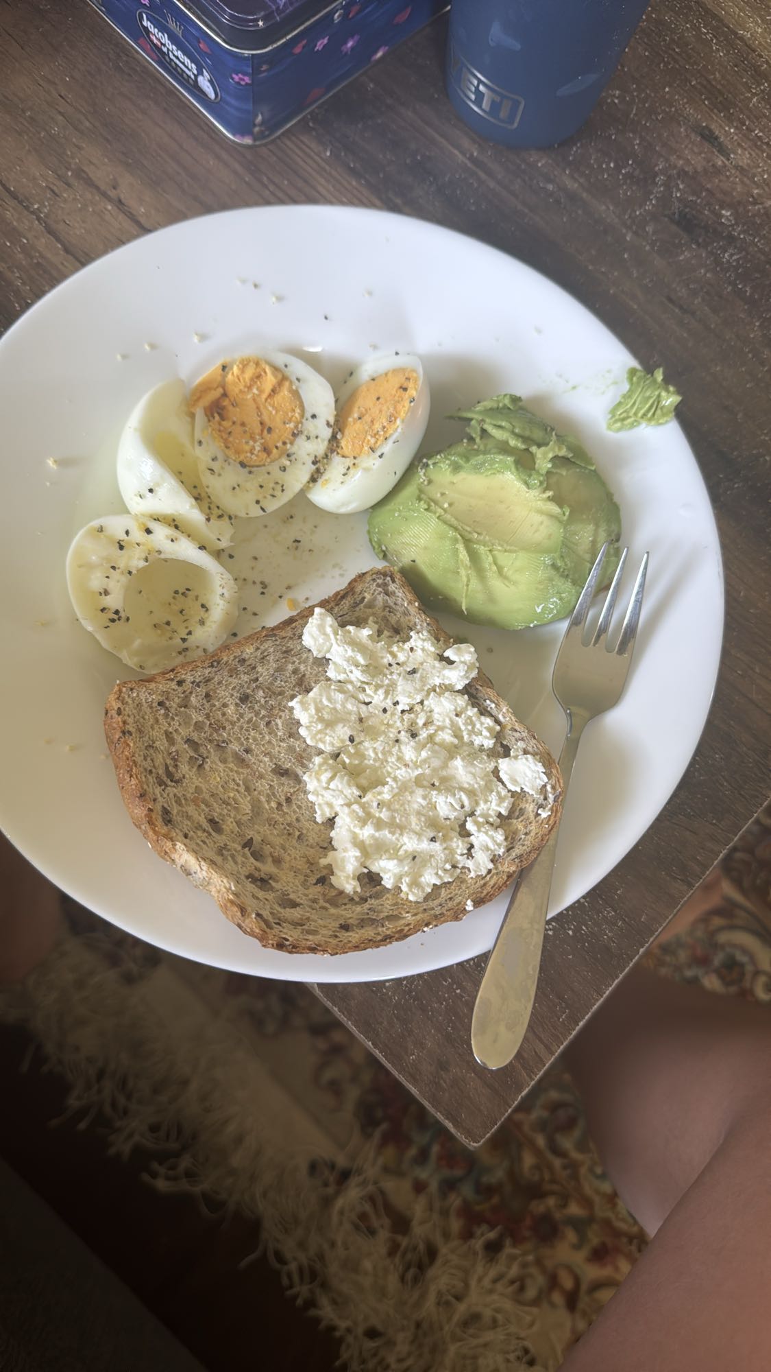 Egg Avocado Toast Plate