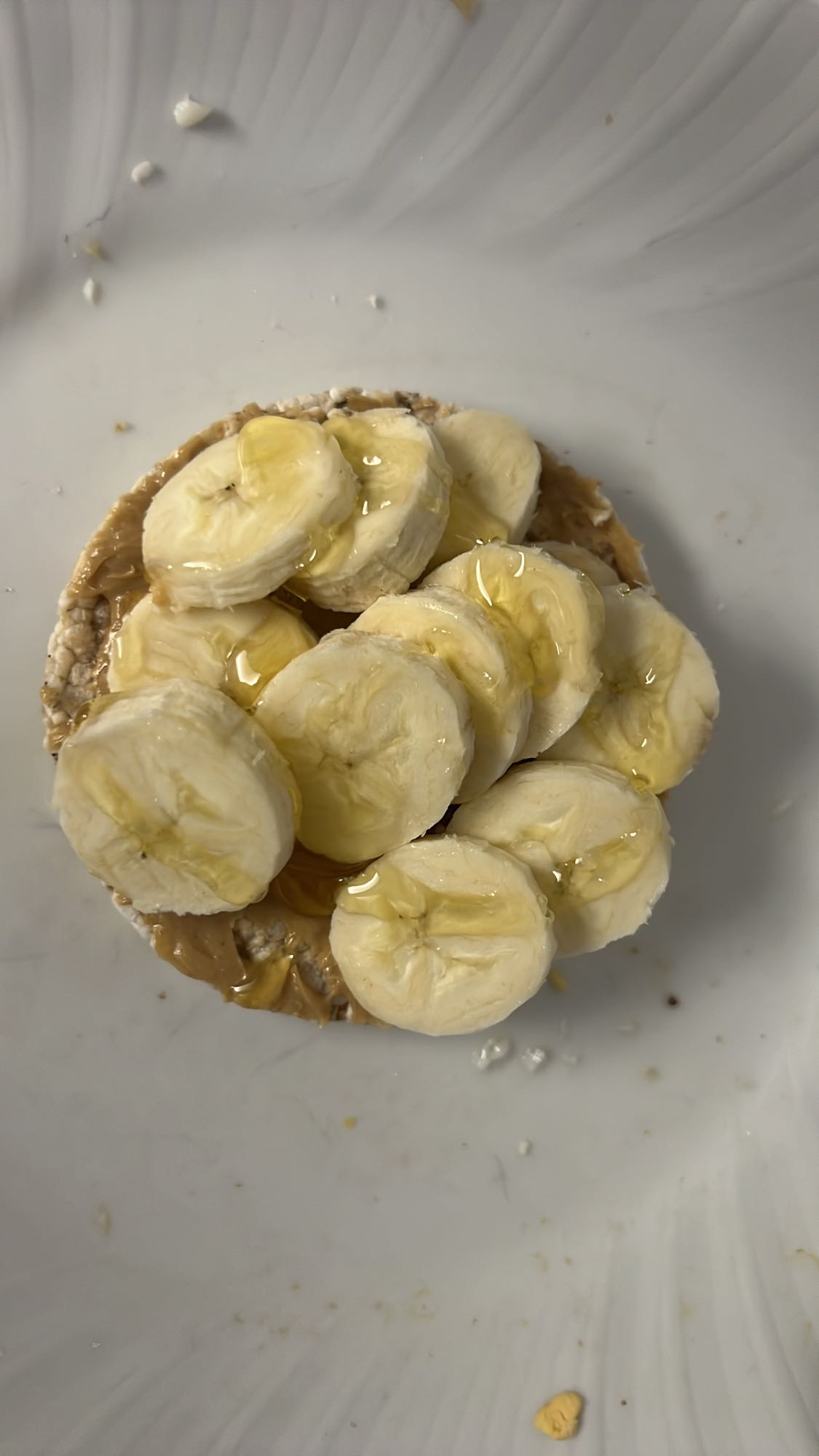 Banana Rice Cake Snack