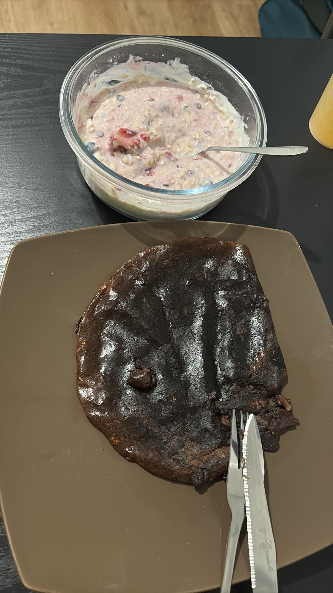 pancake et bowl yaourt