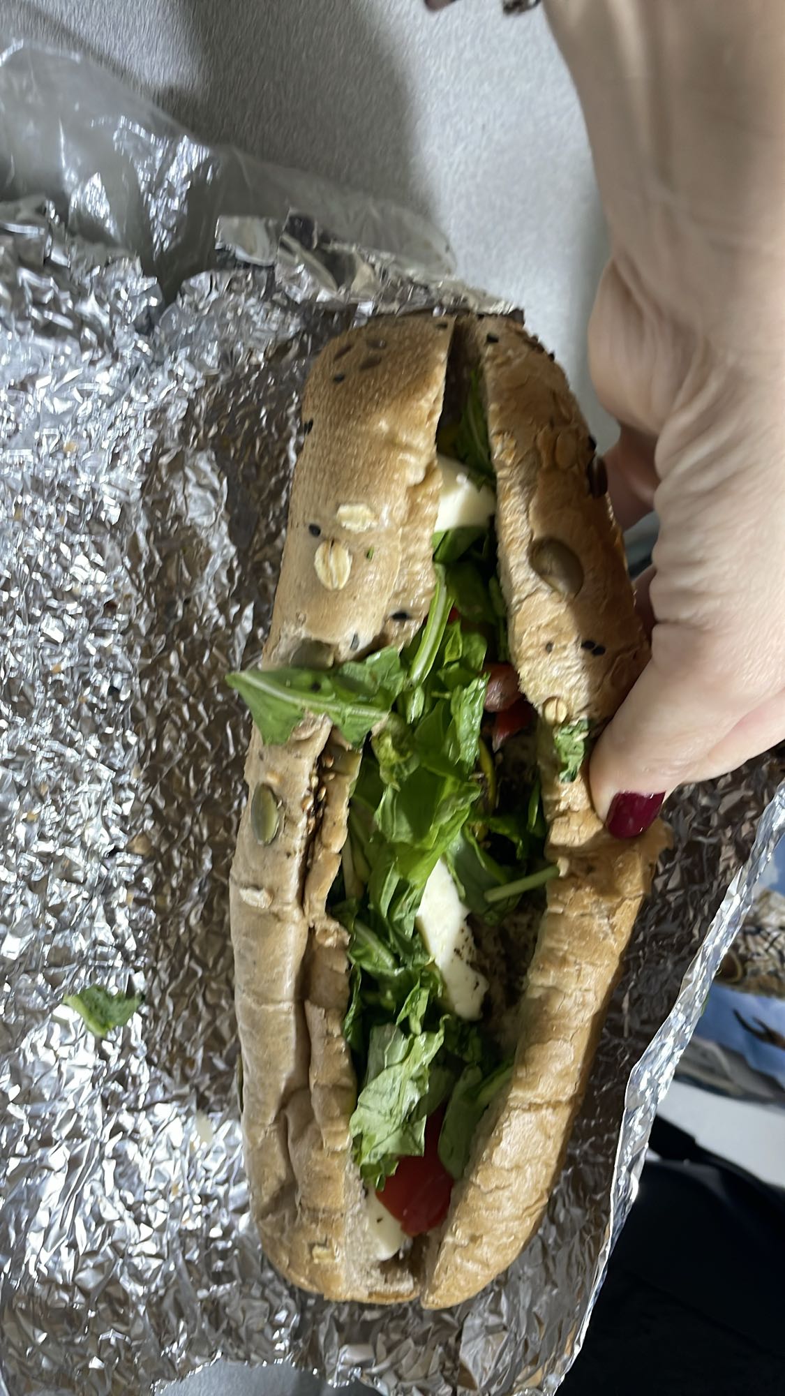 Veggie Mozzarella Sandwich