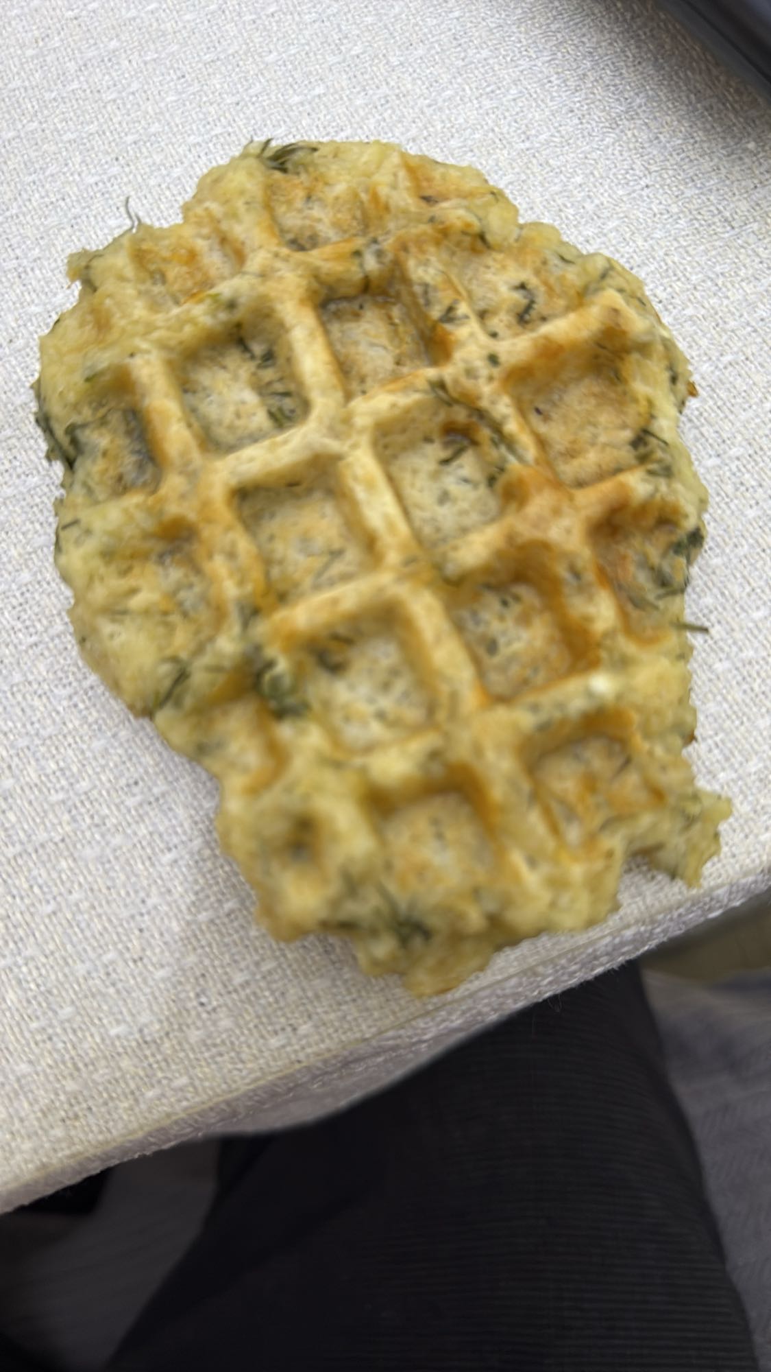 вафля с зеленью