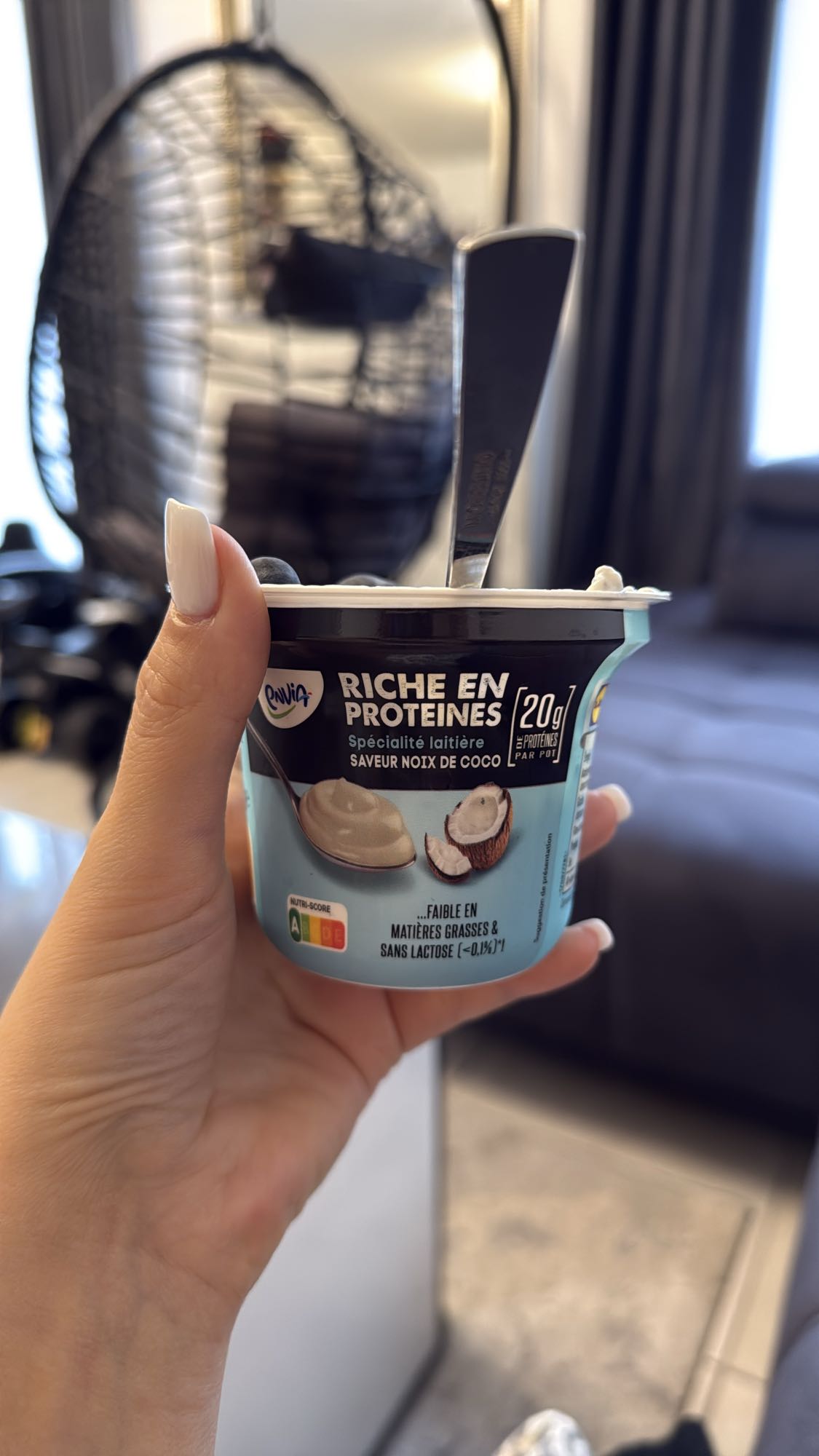 Yaourt coco protéiné