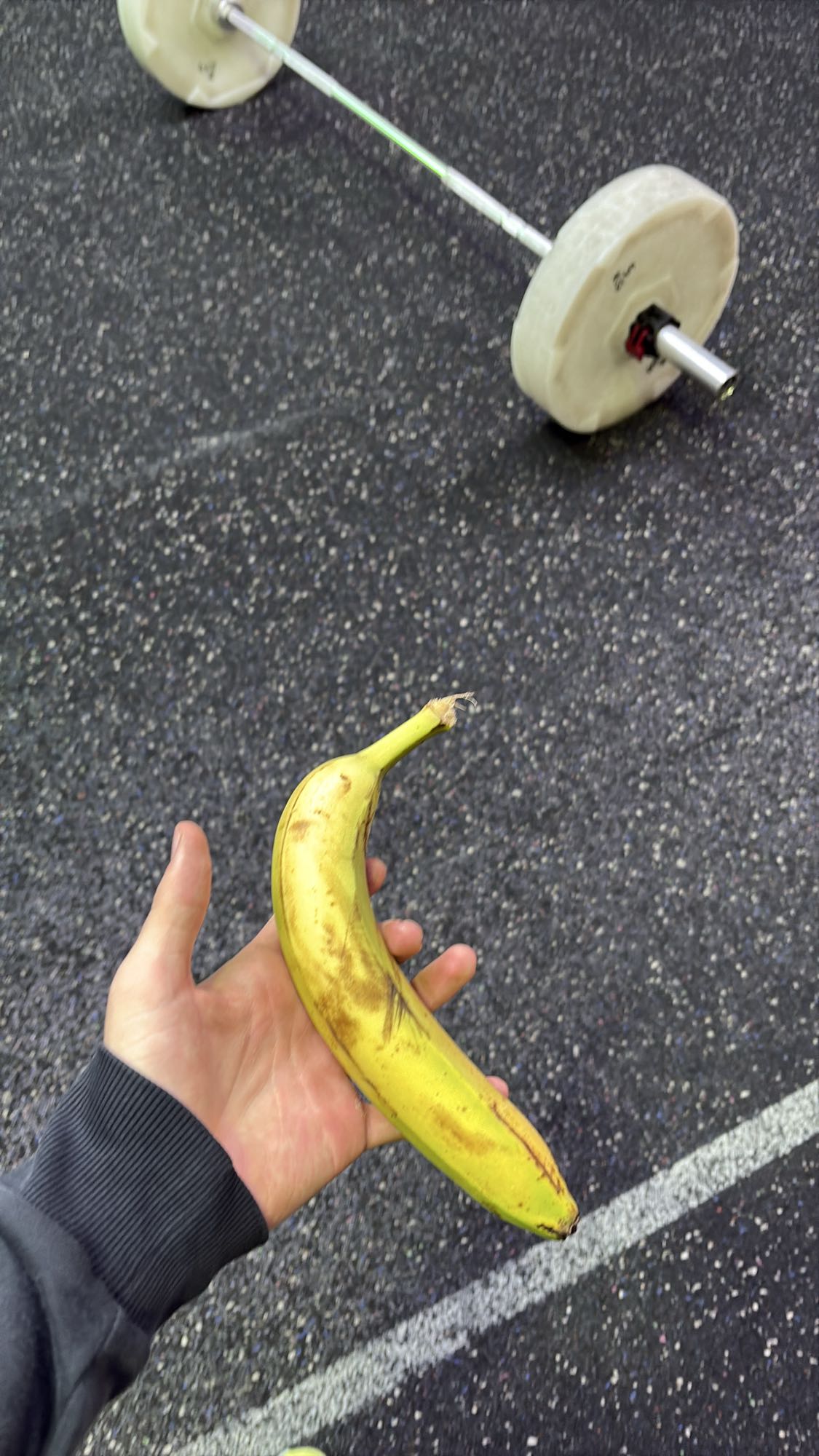 Banane après entraînement