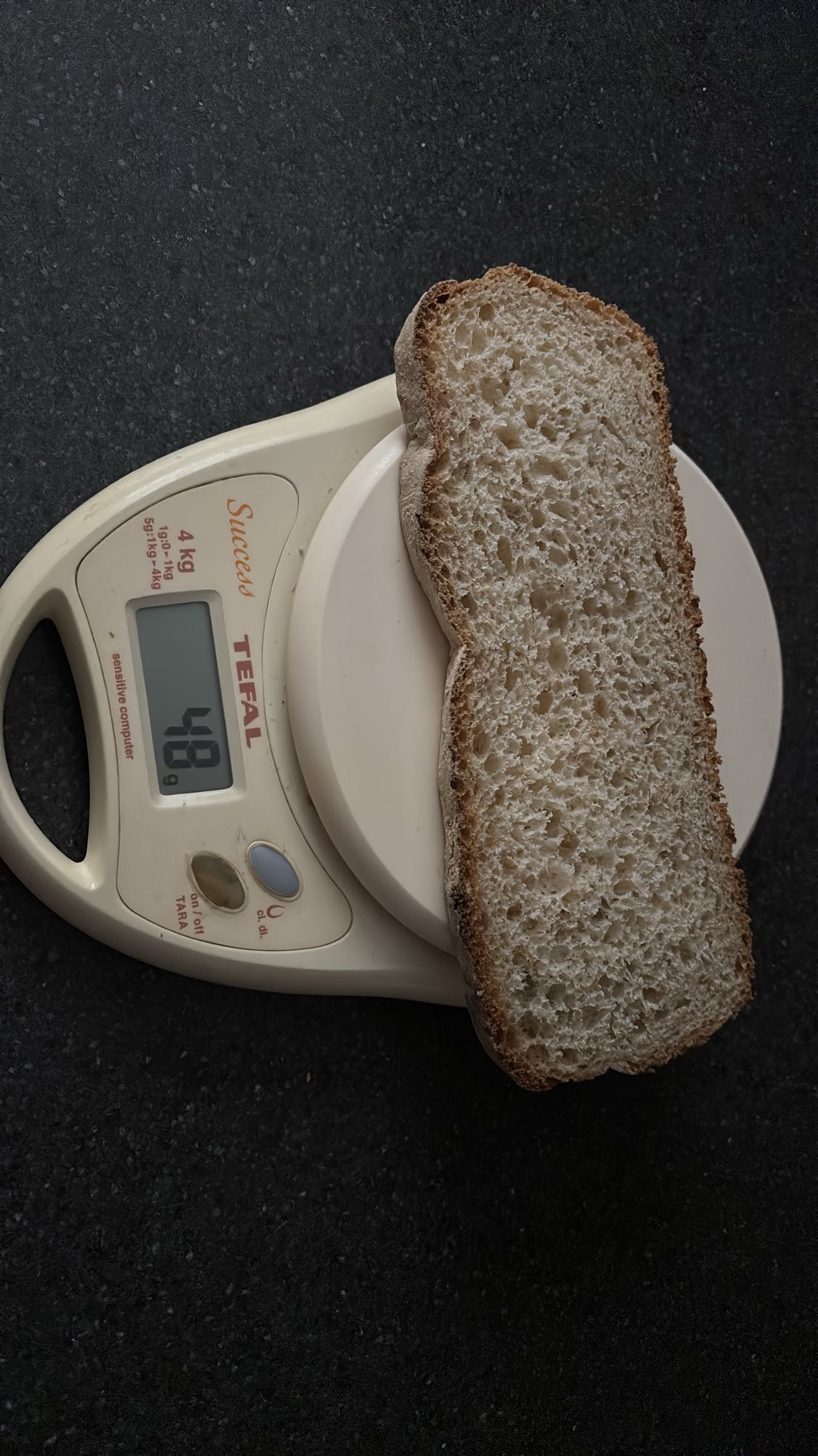 Tranche de pain au levain