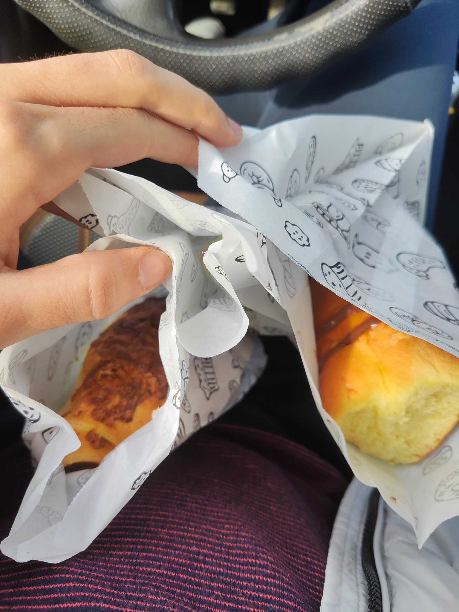 Cheese bread and sweet bun