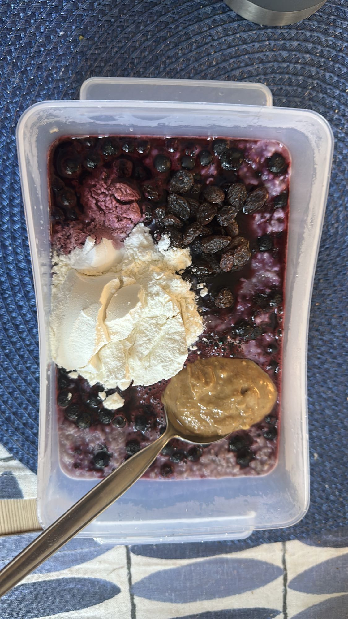 Havregryn med topping