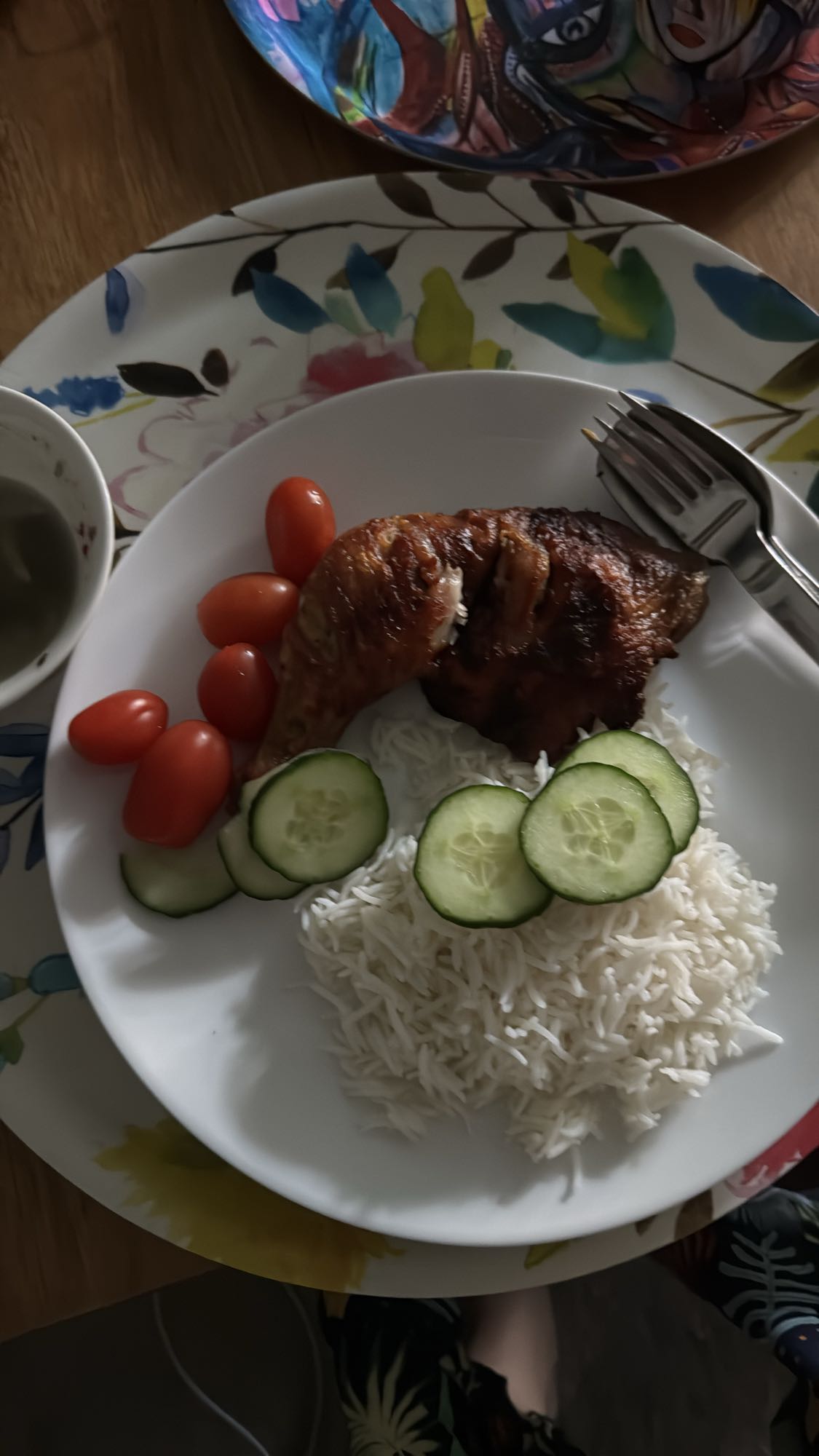 Kyckling med ris och grönsaker