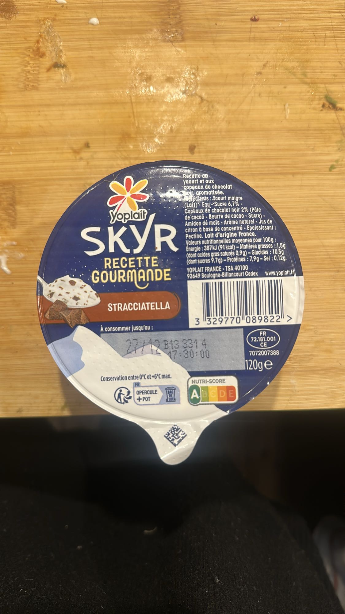 Skyr stracciatella