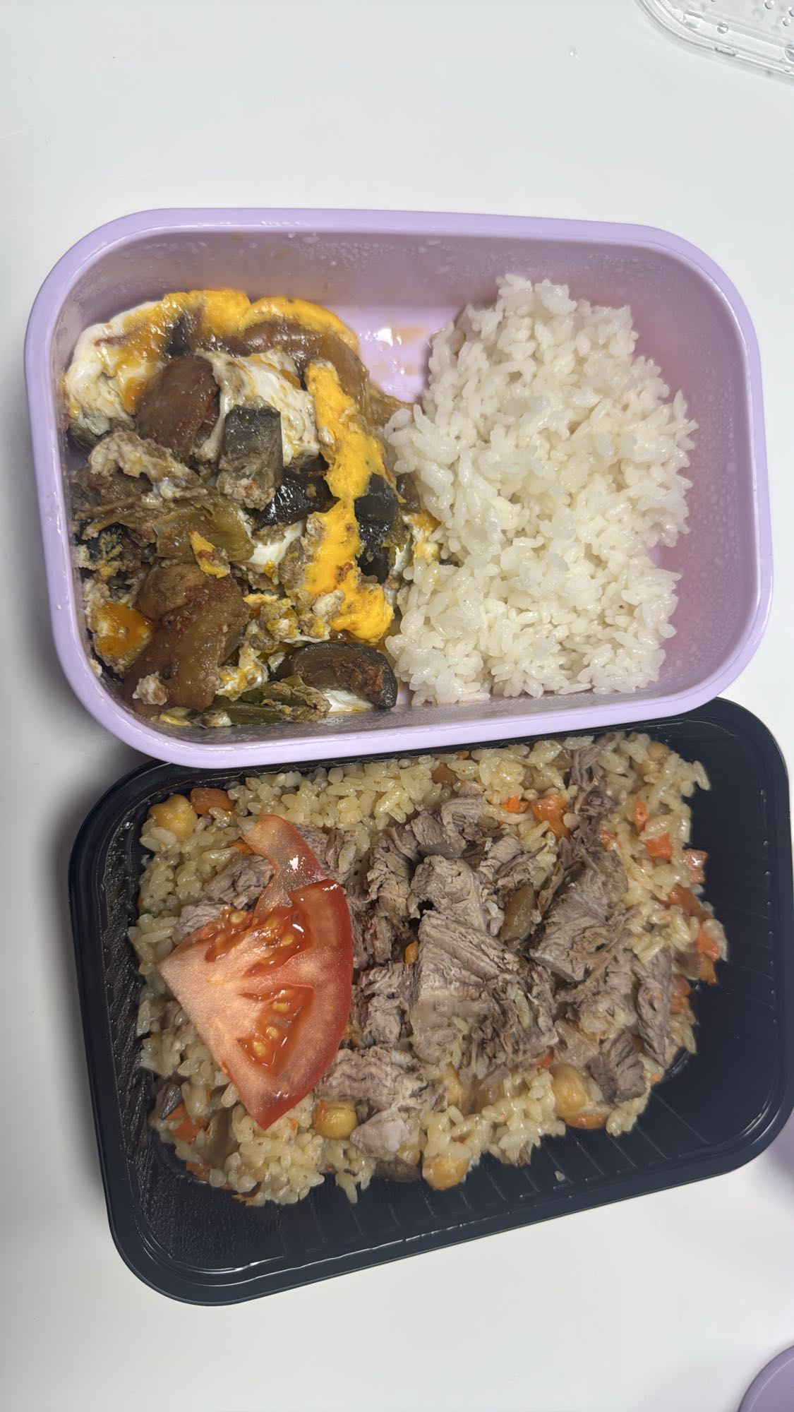 рис с мясом и овощами