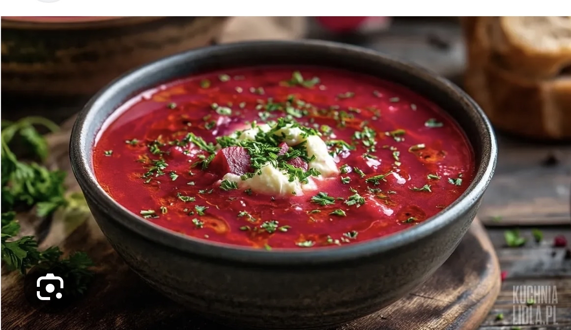 barszcz z śmietaną