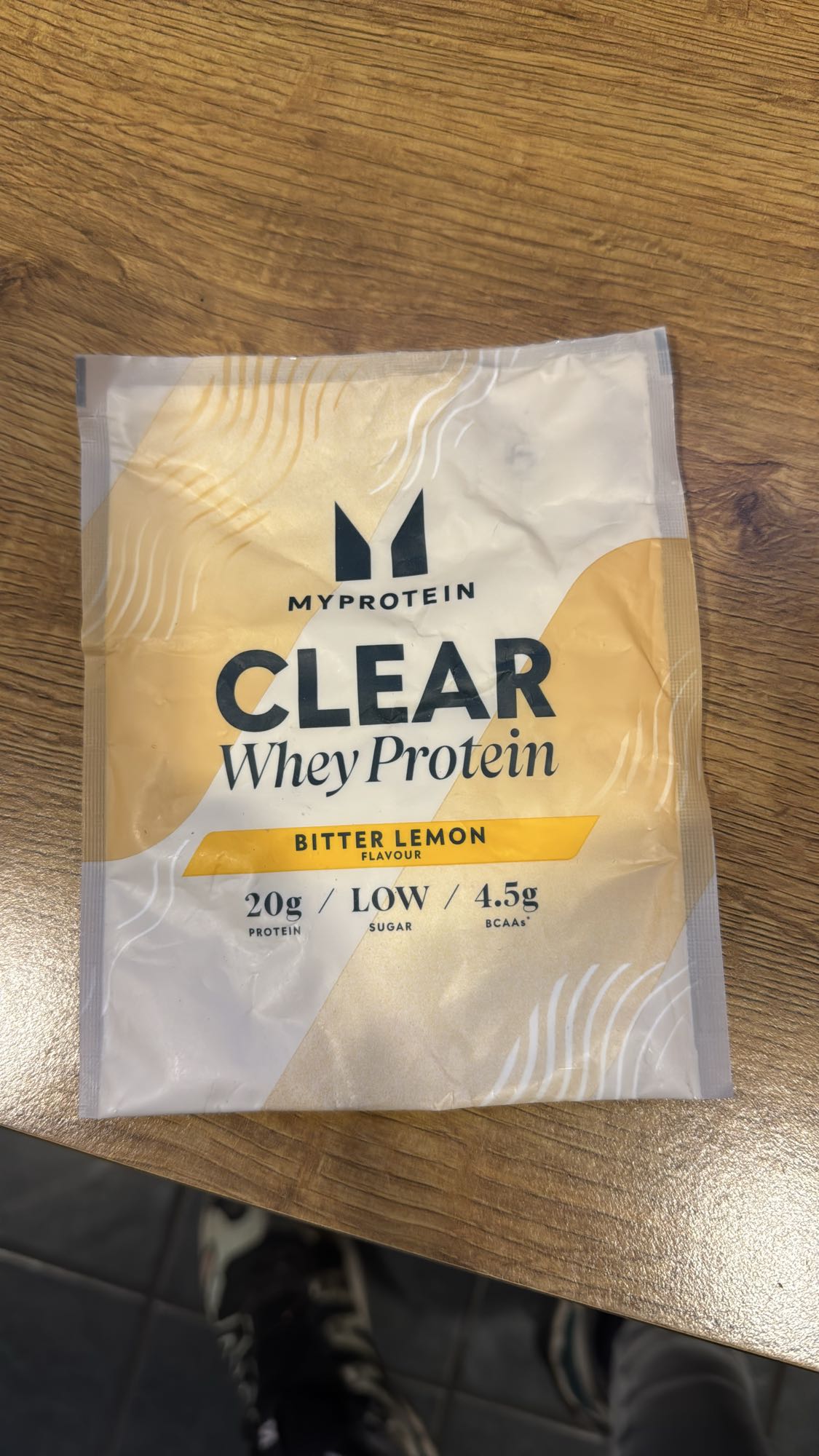 Klar vassleprotein citron