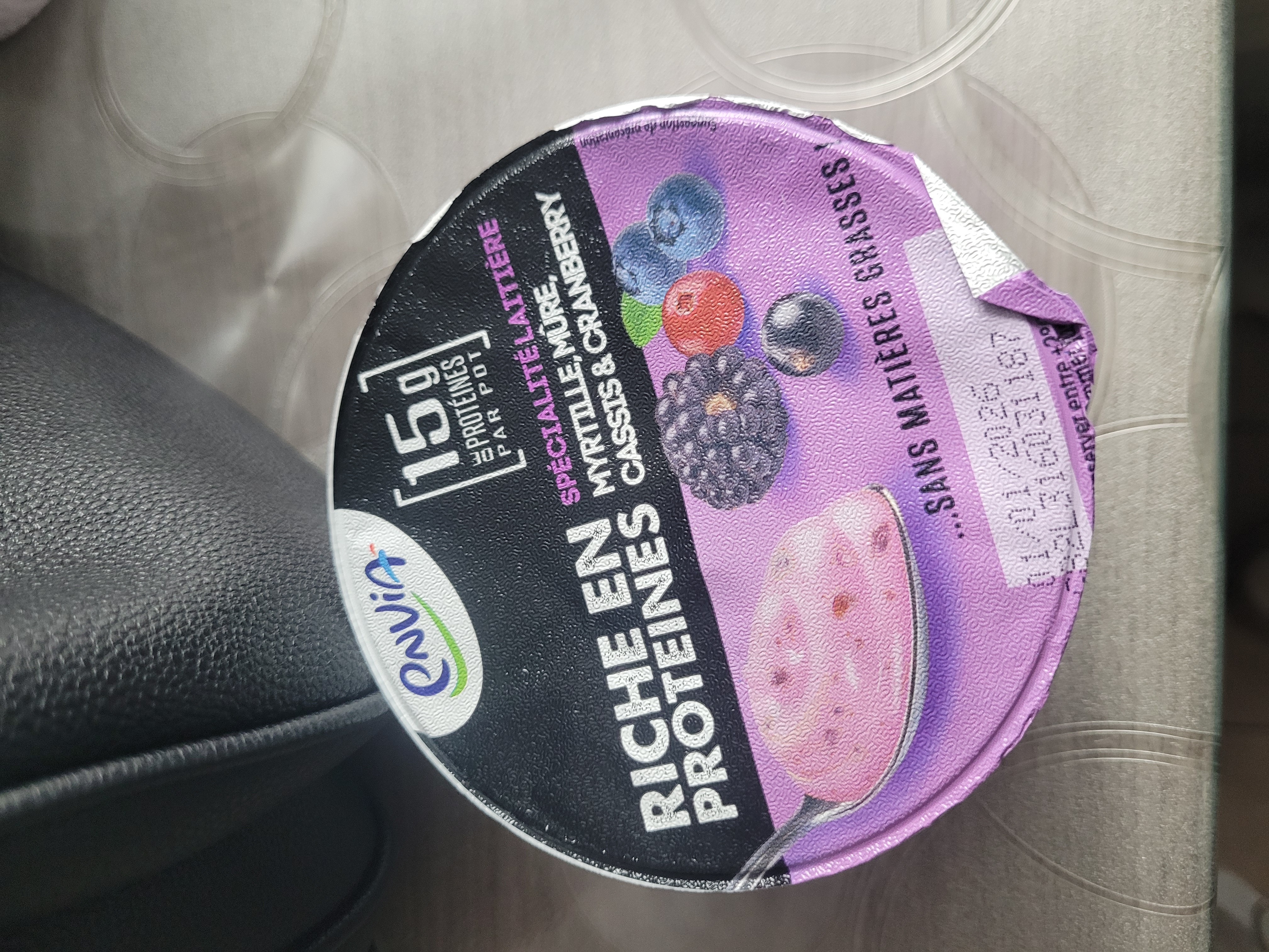 Yaourt fruits rouges