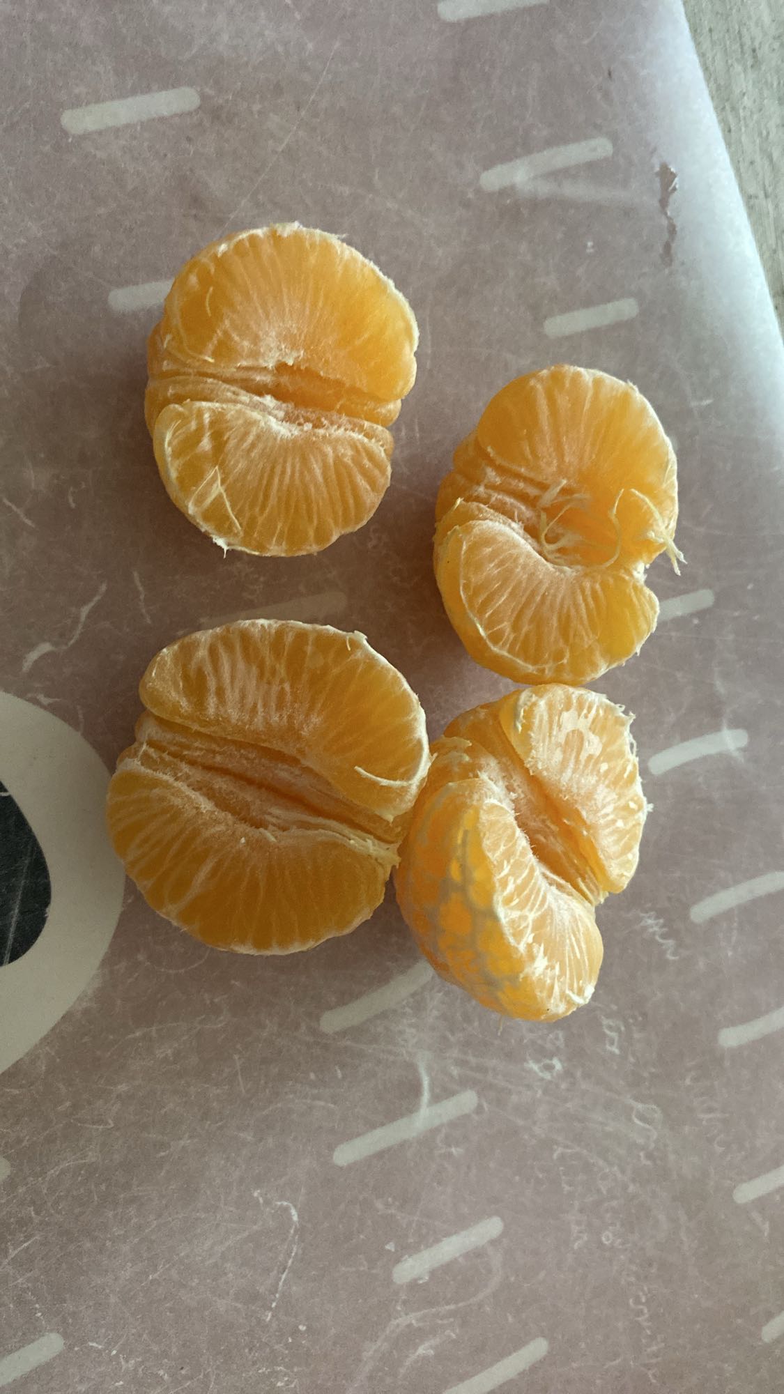 gajos de mandarina
