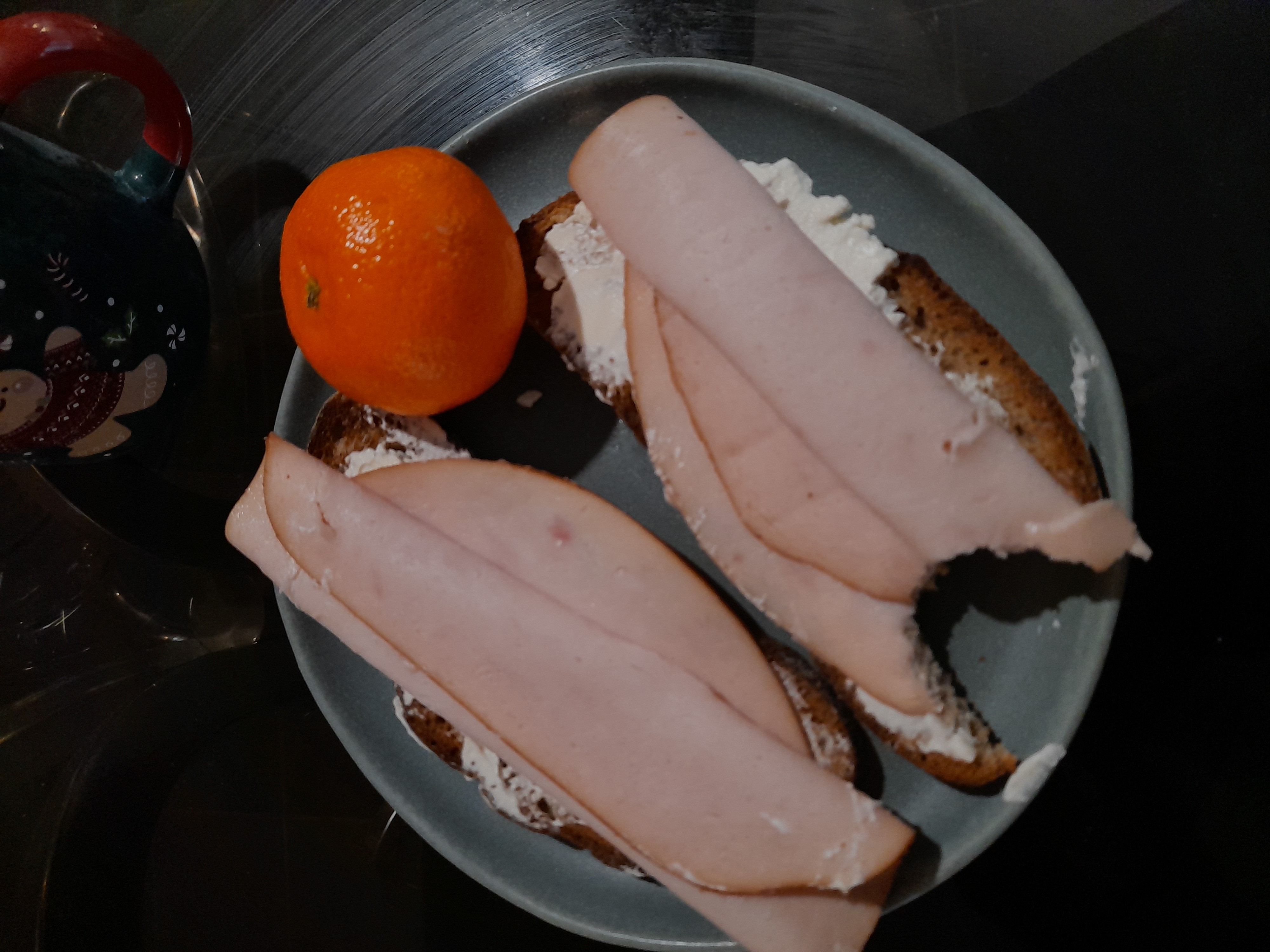 Tartines dinde fromage