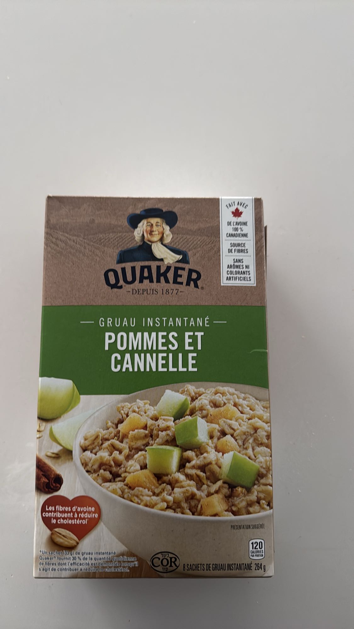 Combiné déjeuner gruau lait