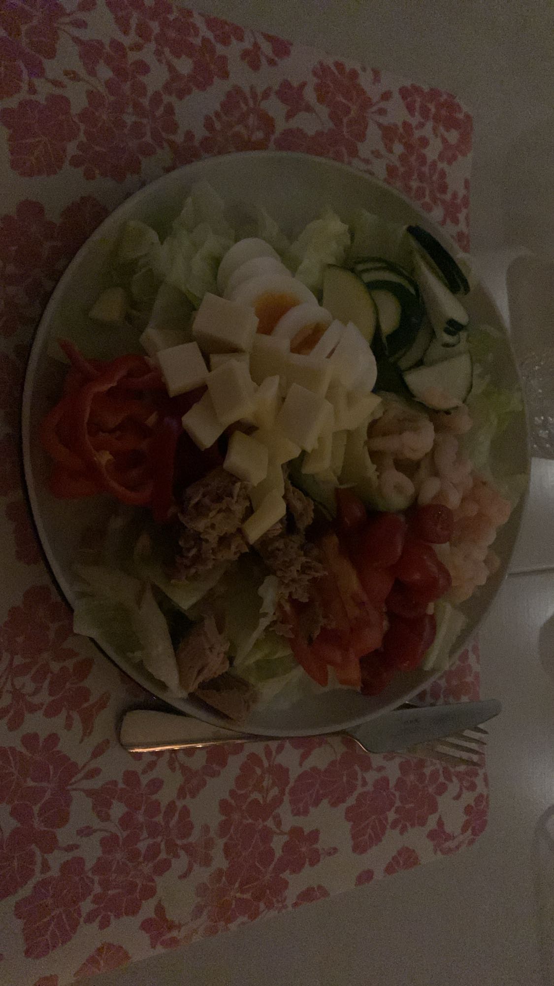 Blandad salladstallrik