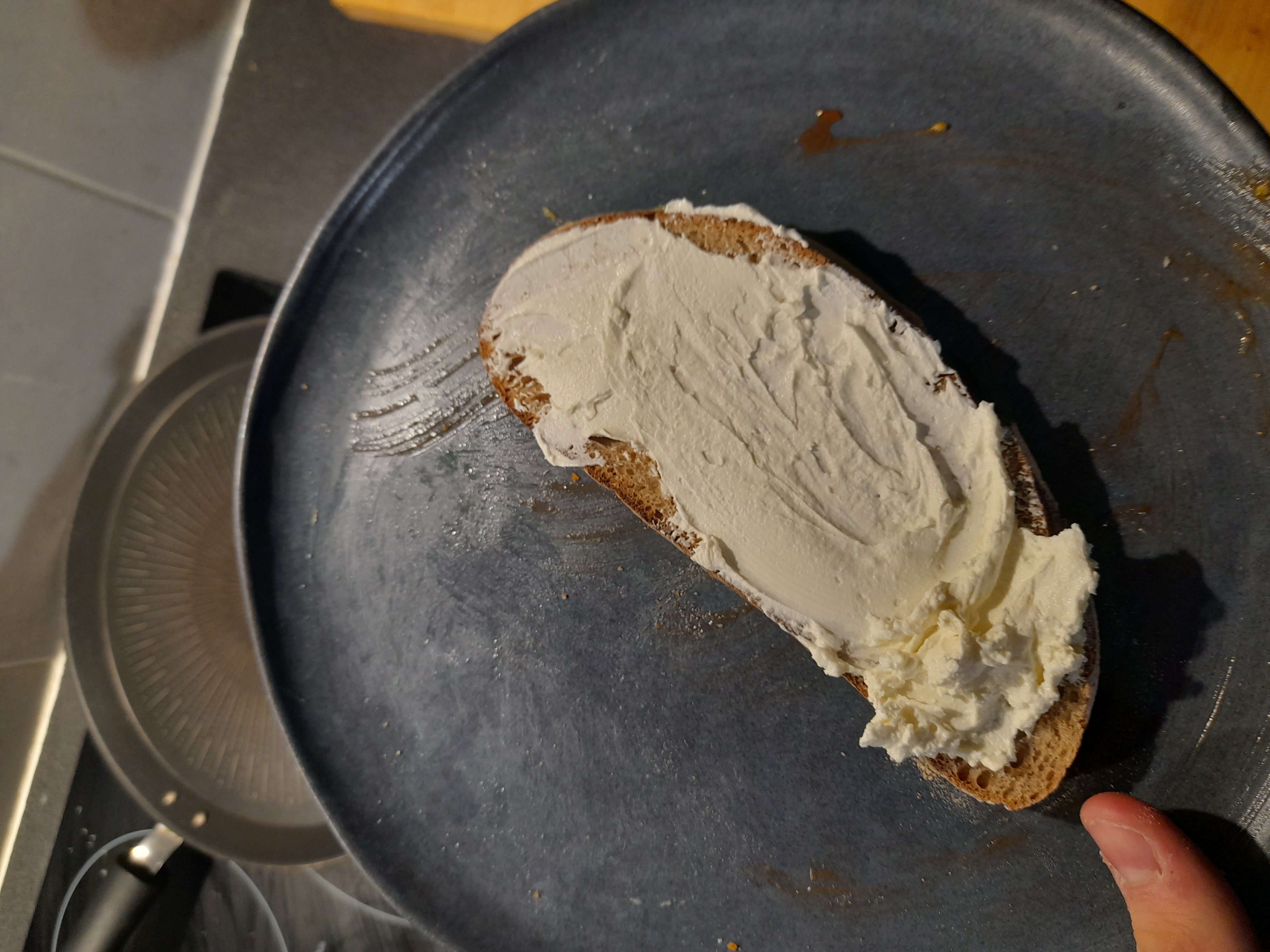 Tartine fromage frais