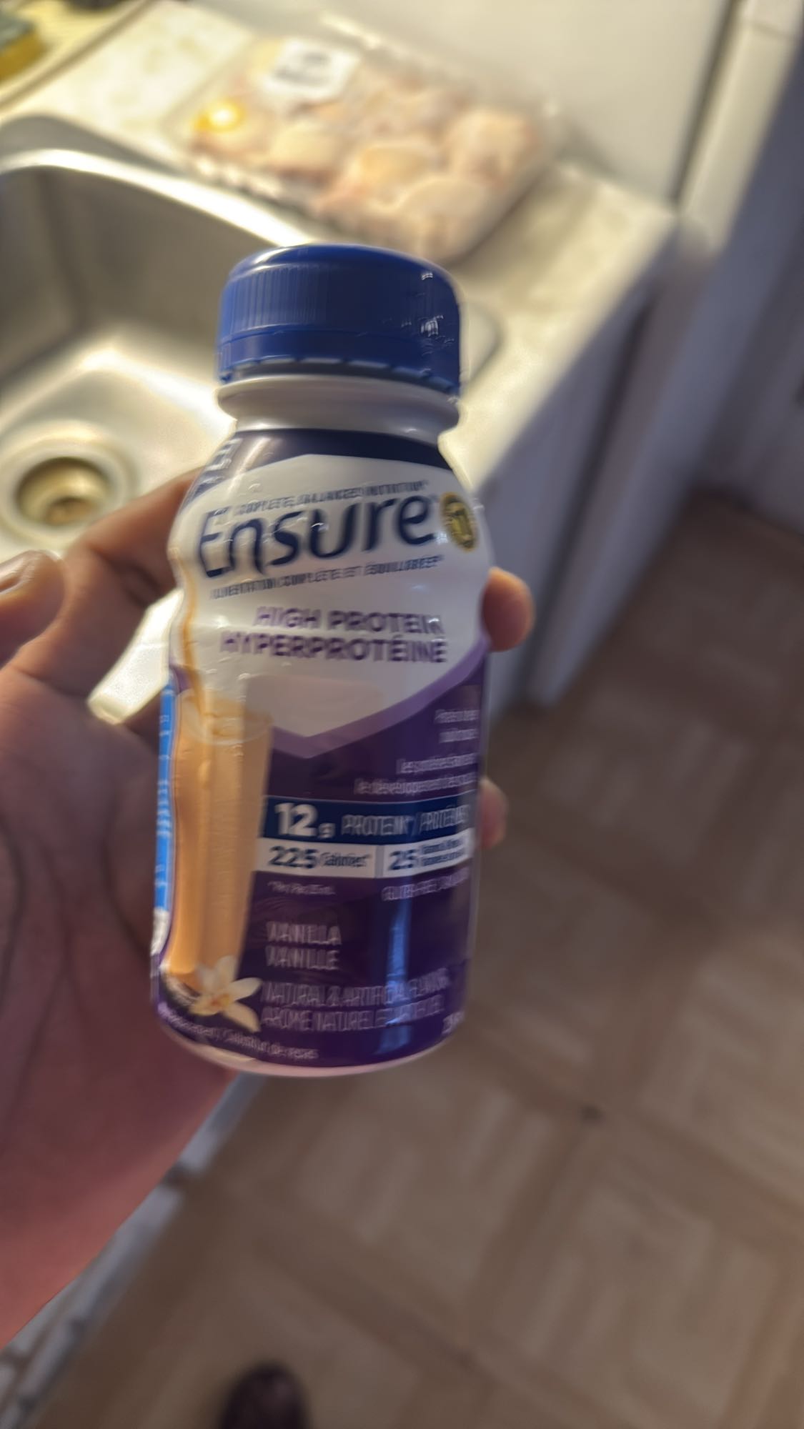 Boisson protéinée vanille