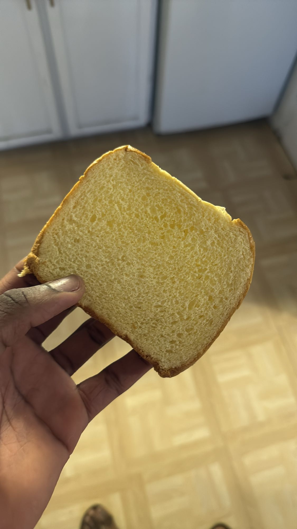 Tranche de pain brioché