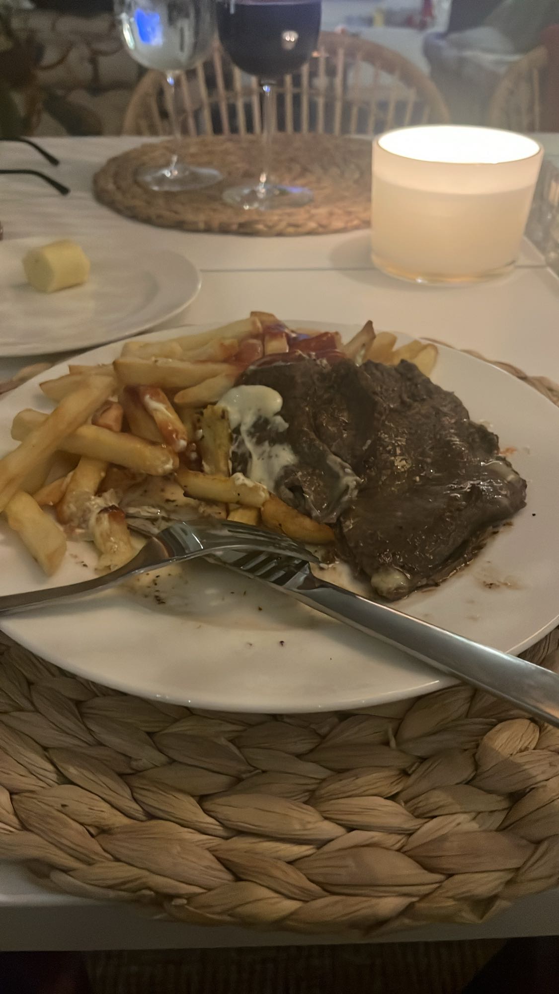 Biff med pommes frites