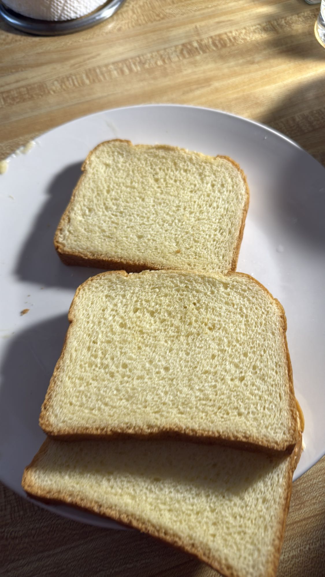 Tranches de pain blanc