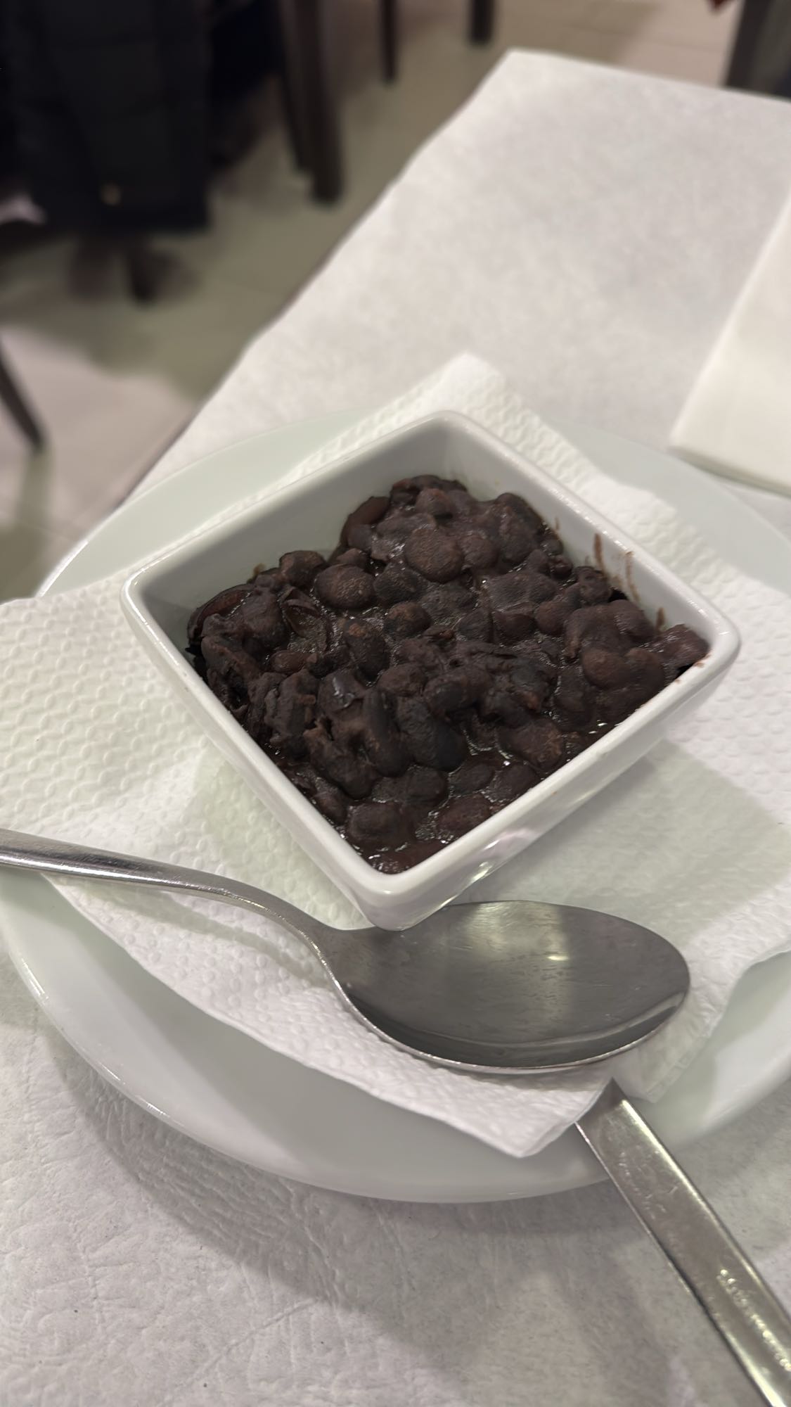 Feijão preto cozido