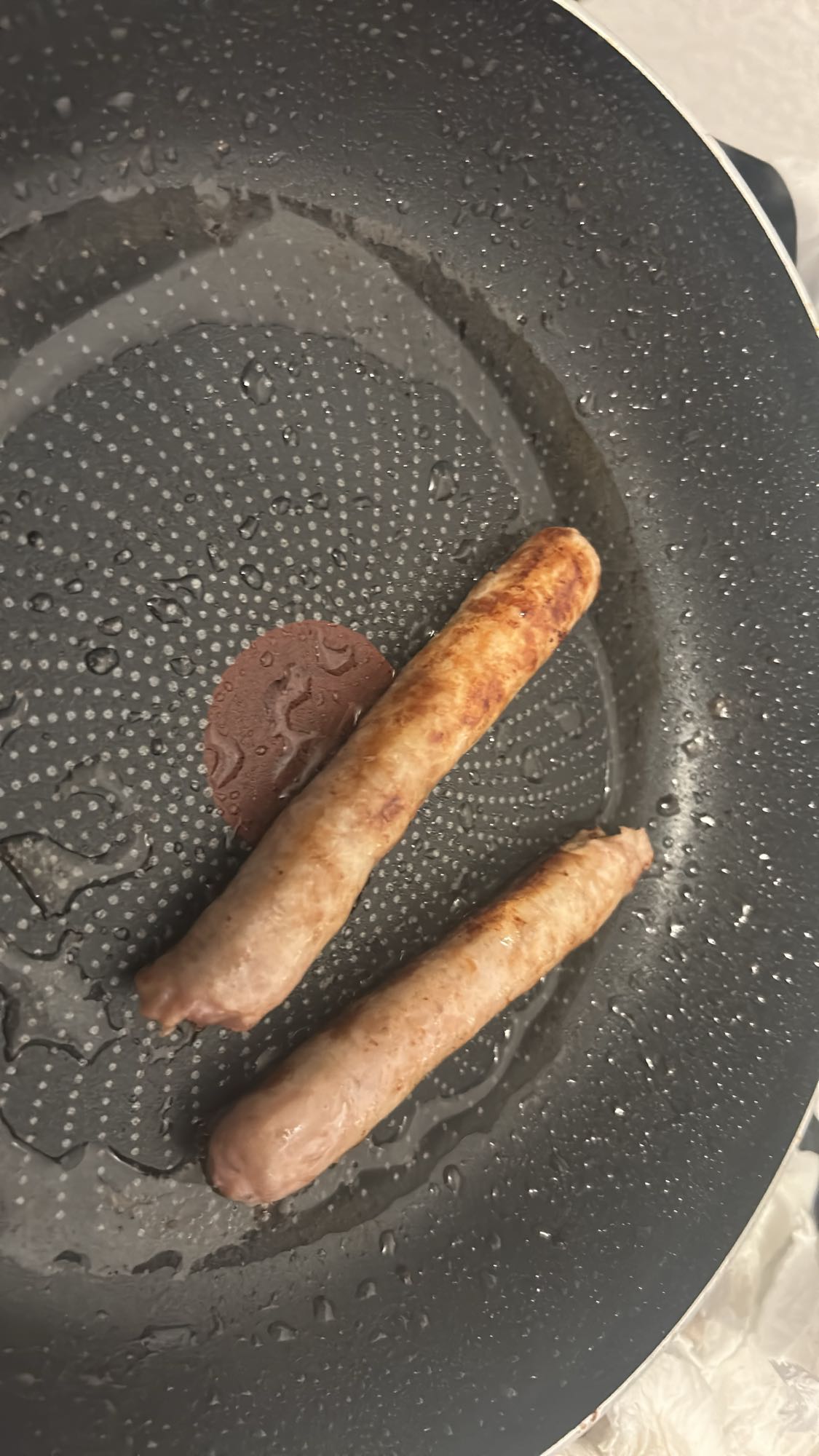 Saucisses poêlées