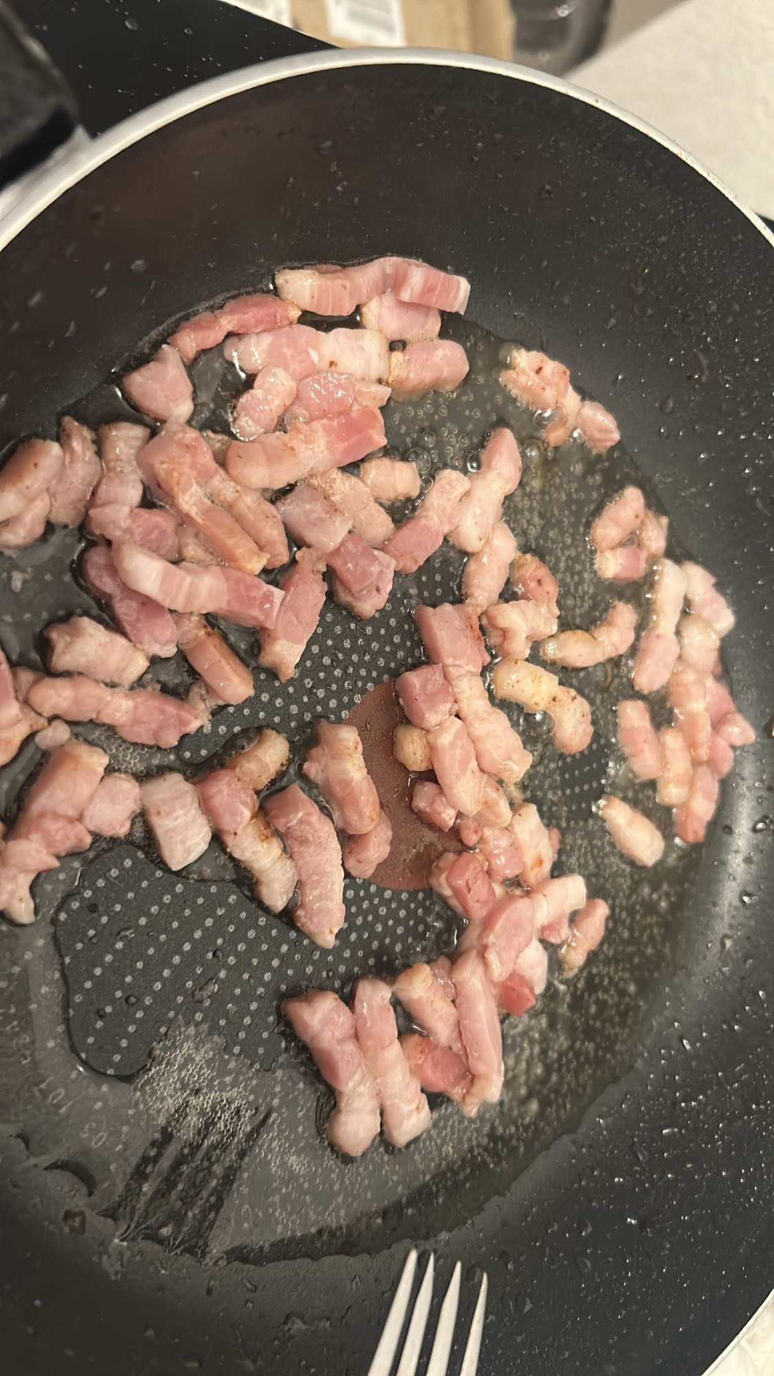 Lardons à la poêle